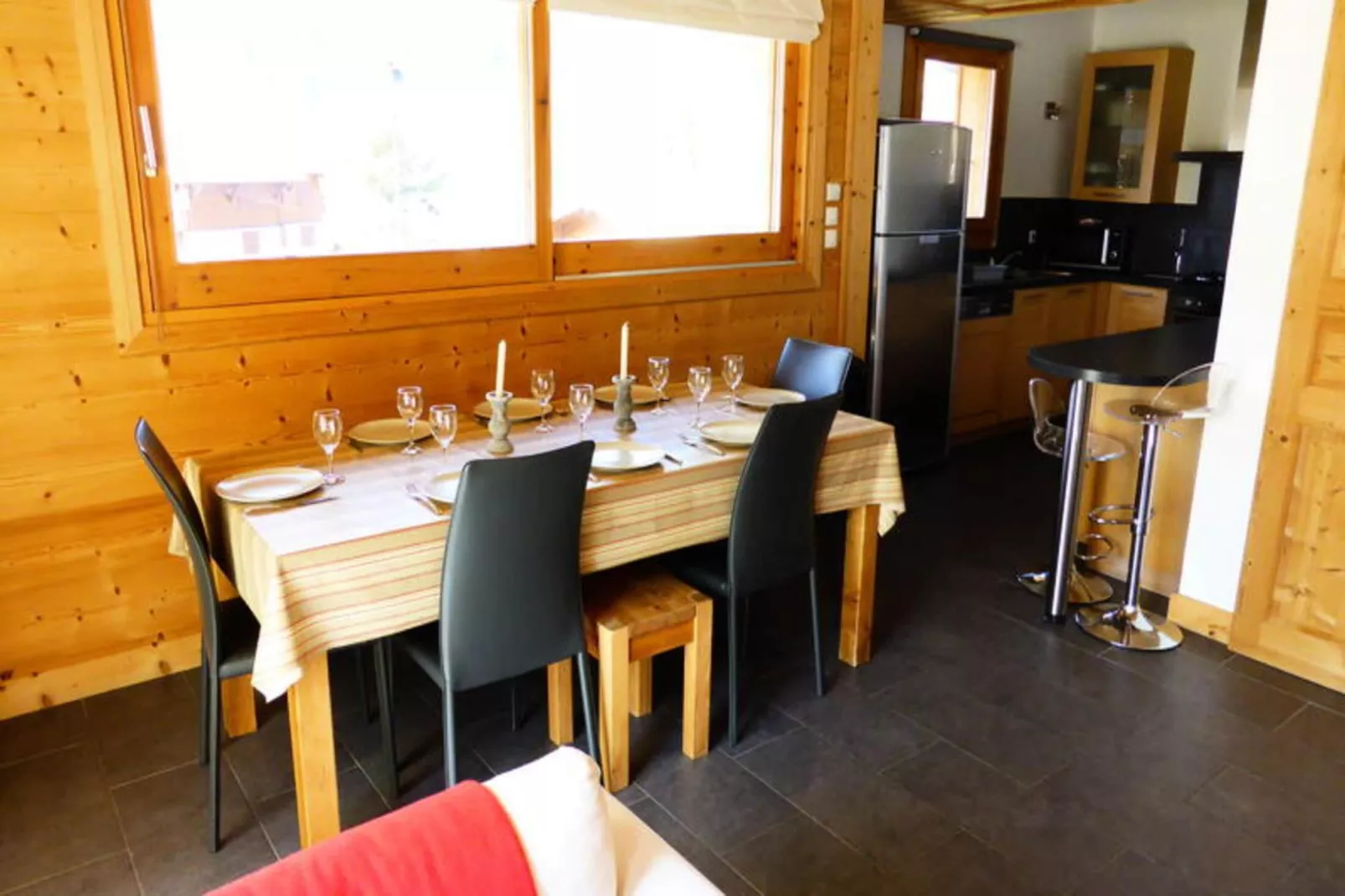 Chalet Champelet-Buitenkant zomer