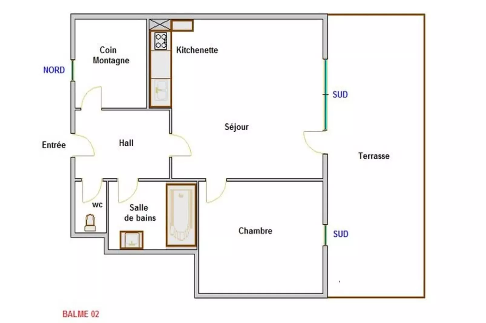 Résidence Balme I-Buitenkant zomer