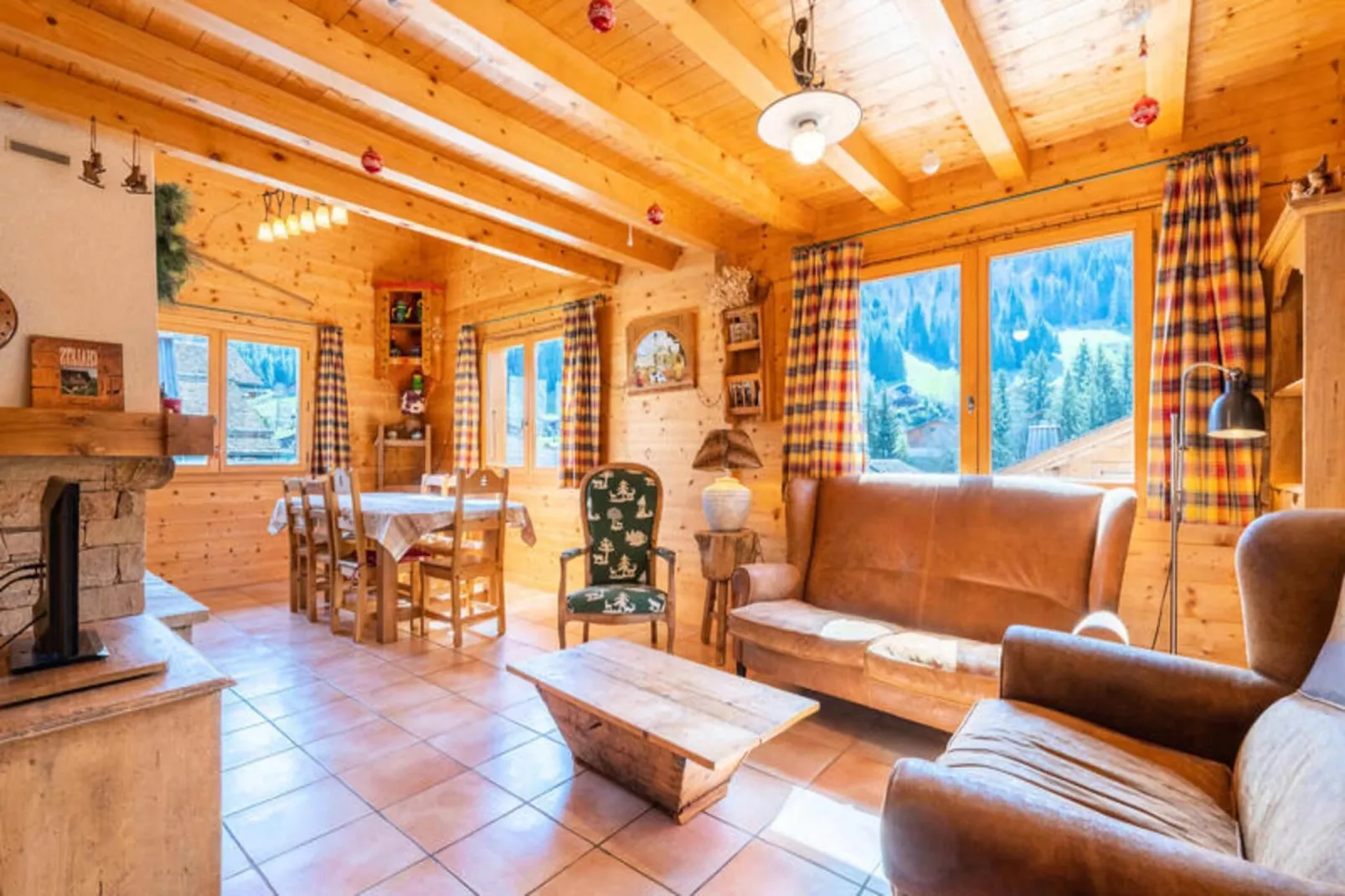 Chalet Gotty Joly L'bele-Woonkamer