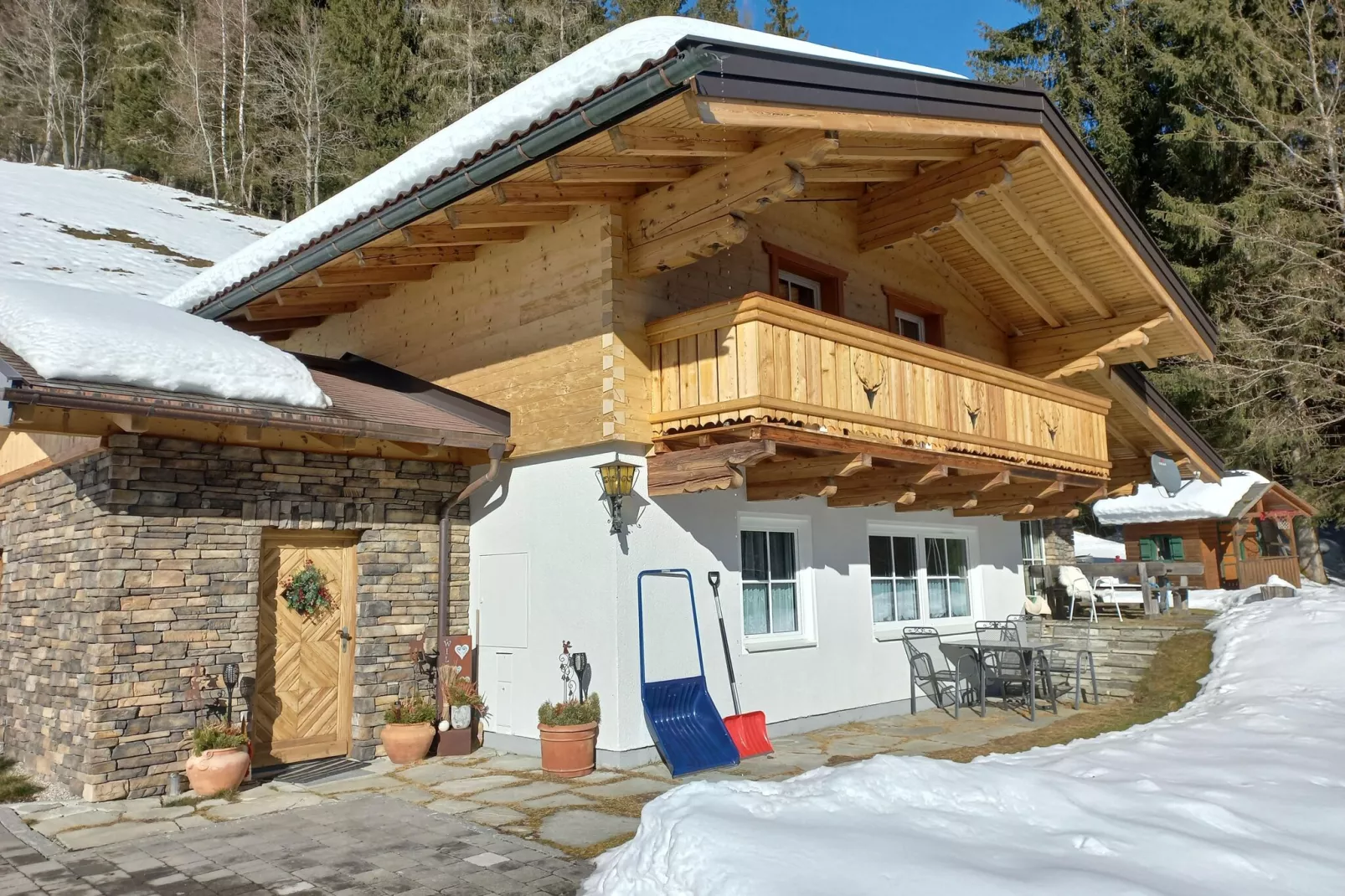 Ferienhaus Aigenberg-Exterieur winter
