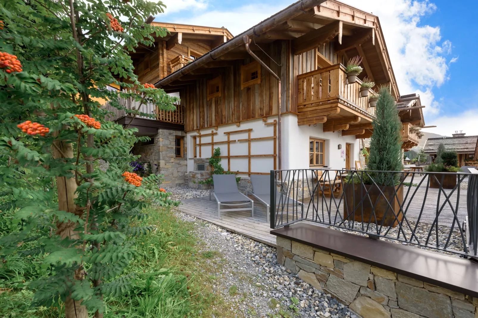Lisa Chalets 4 Personen-Buitenkant zomer