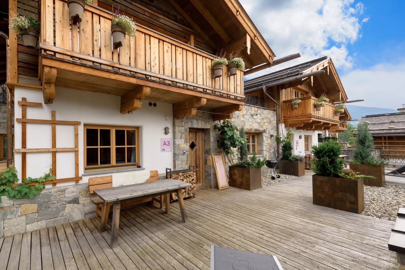 Lisa Chalets 4 Personen-Buitenkant zomer