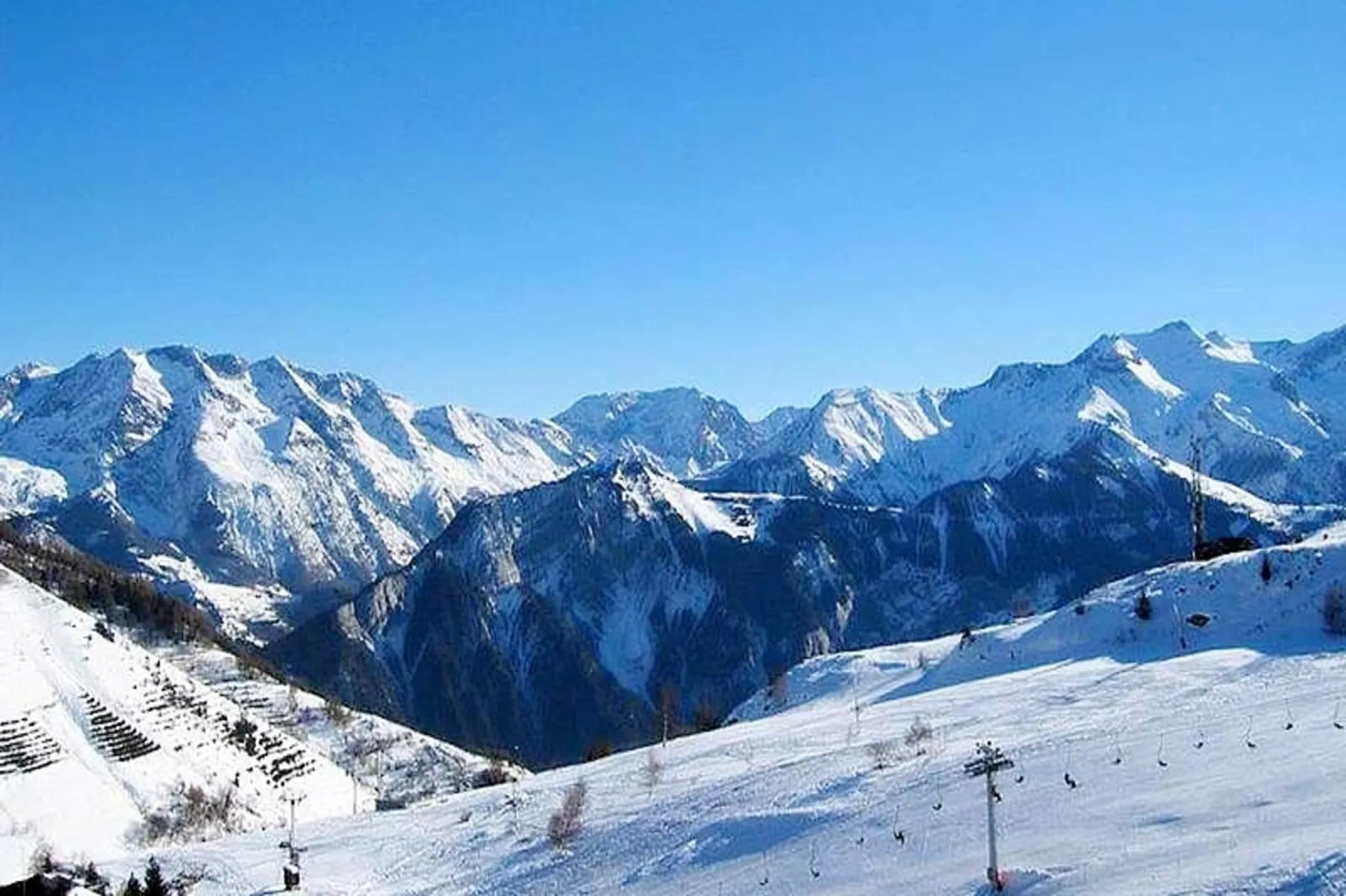 Résidence Ours Blanc P&v-Uitzicht winter