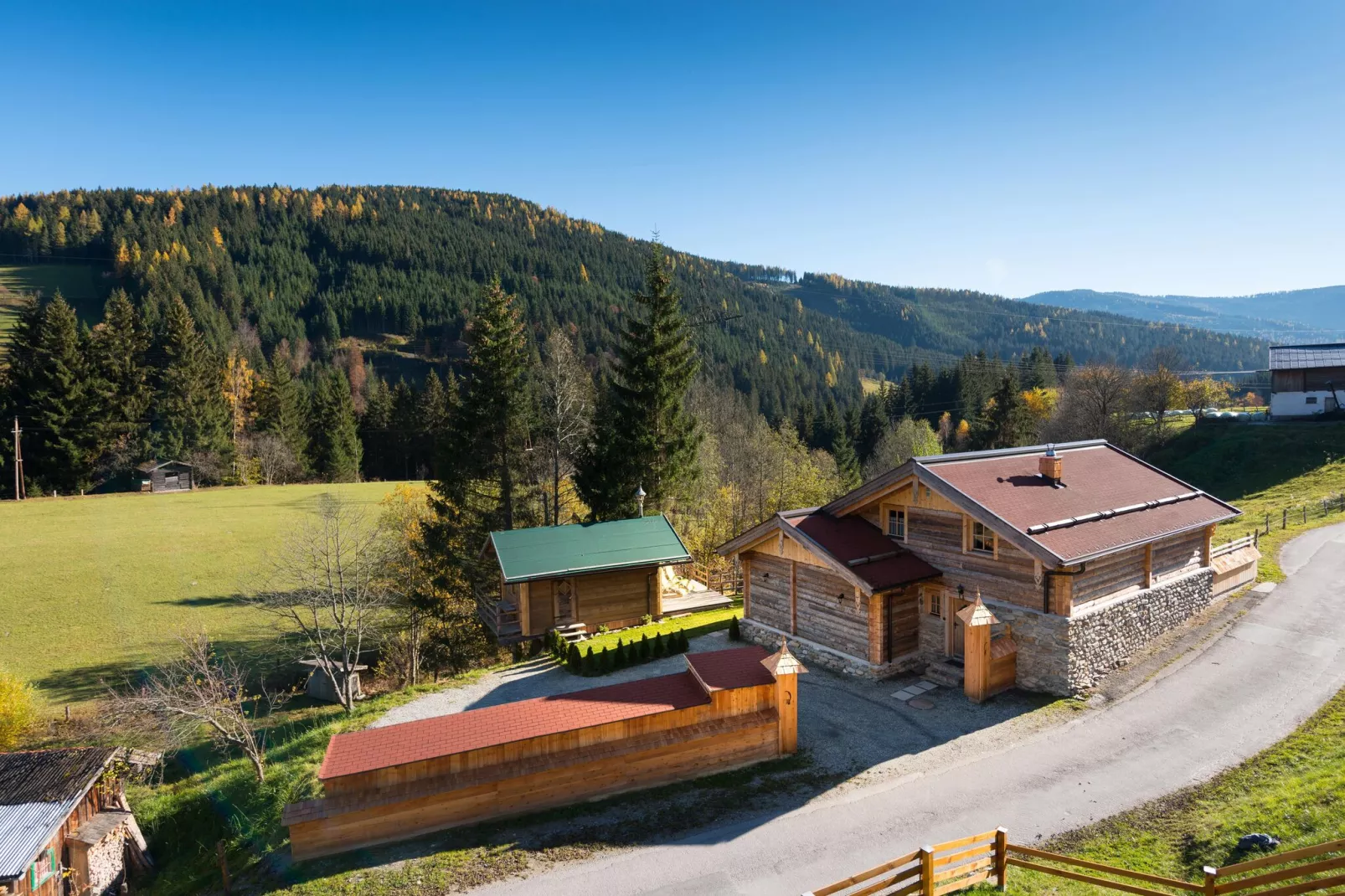 Chalet Steinbock-Buitenkant zomer