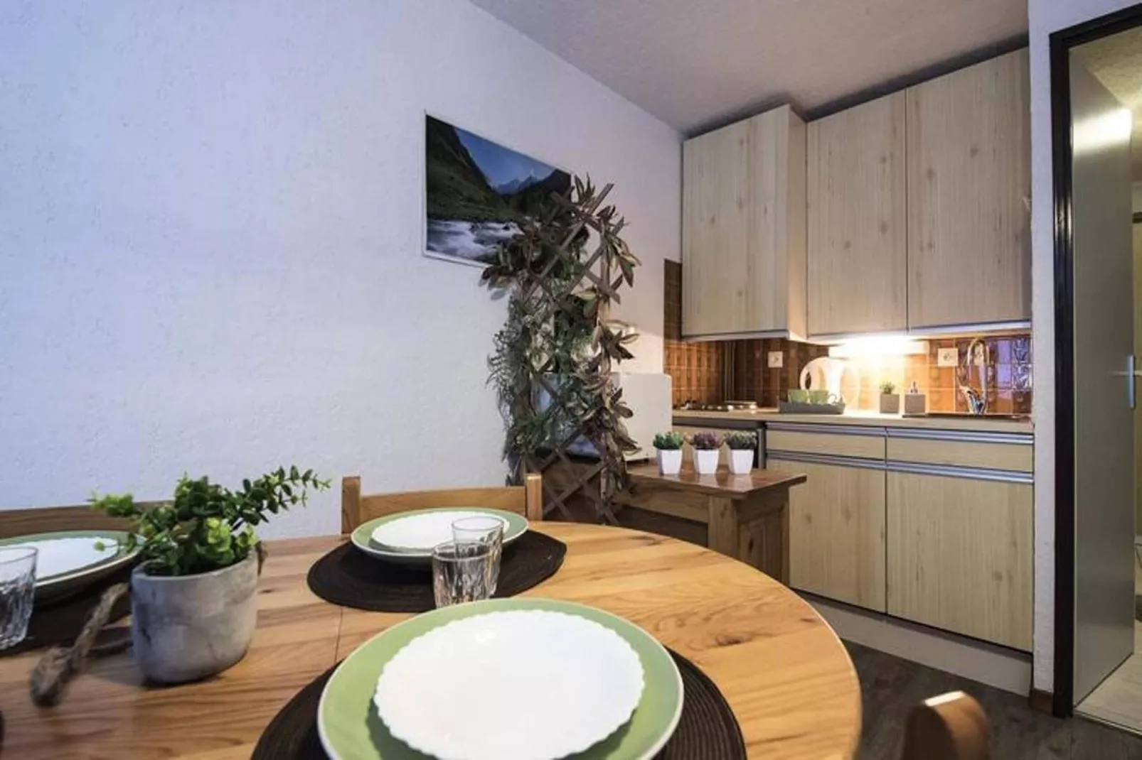 Résidence Aurette:port Bielh-Eetkamer