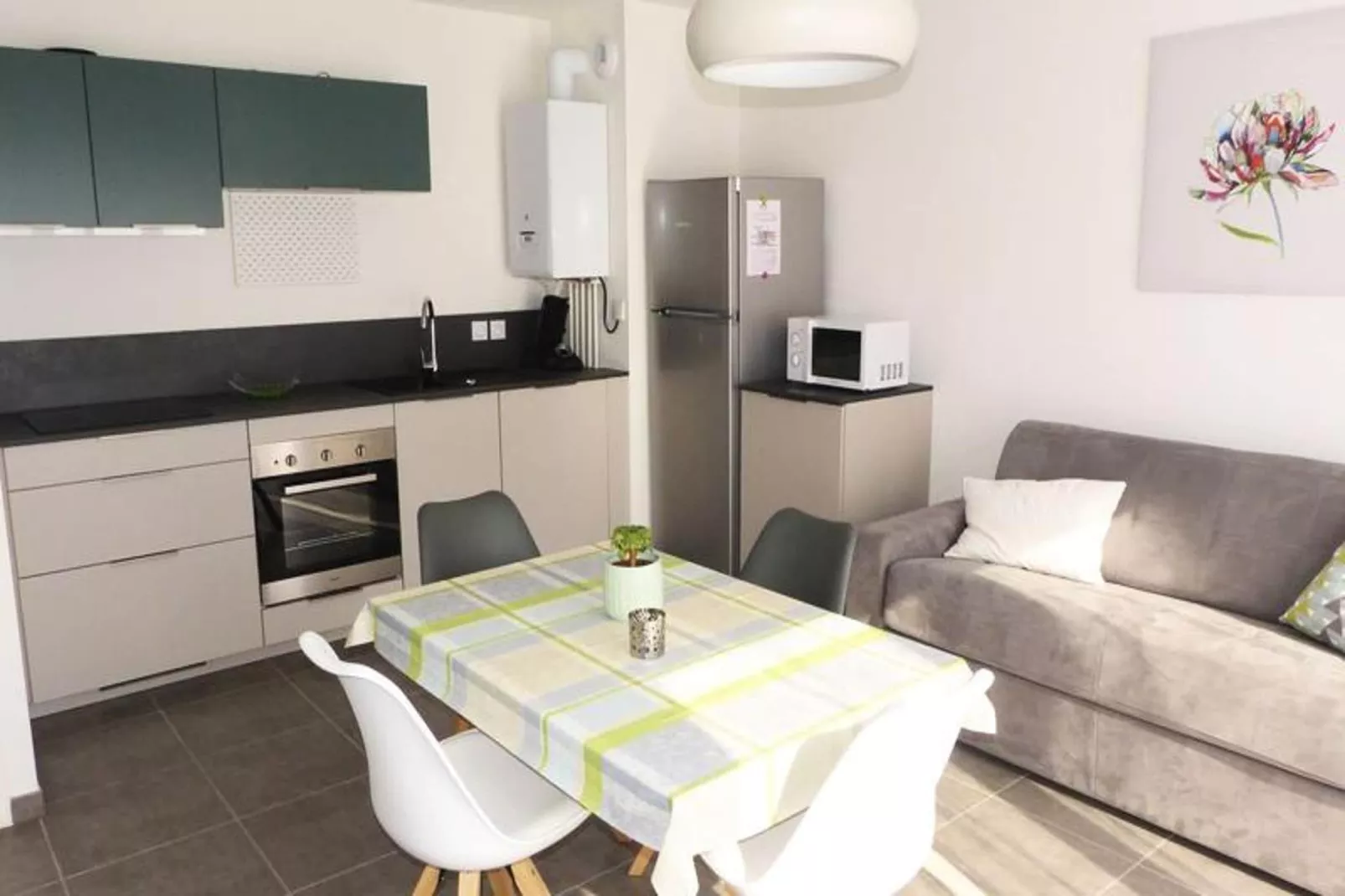 Résidence Terrasses Des Thermes-Eetkamer