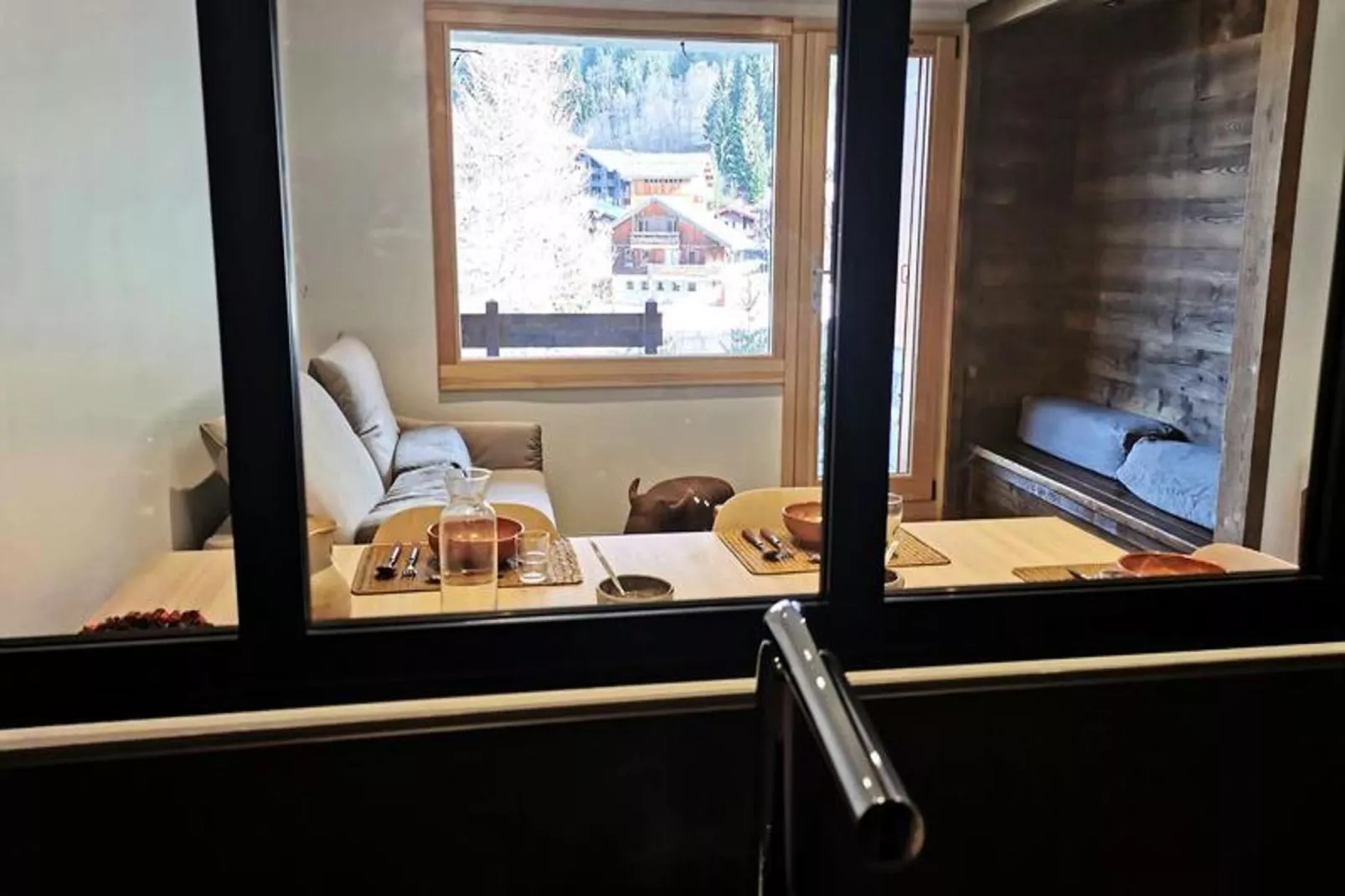 Résidence Cotes-Woonkamer