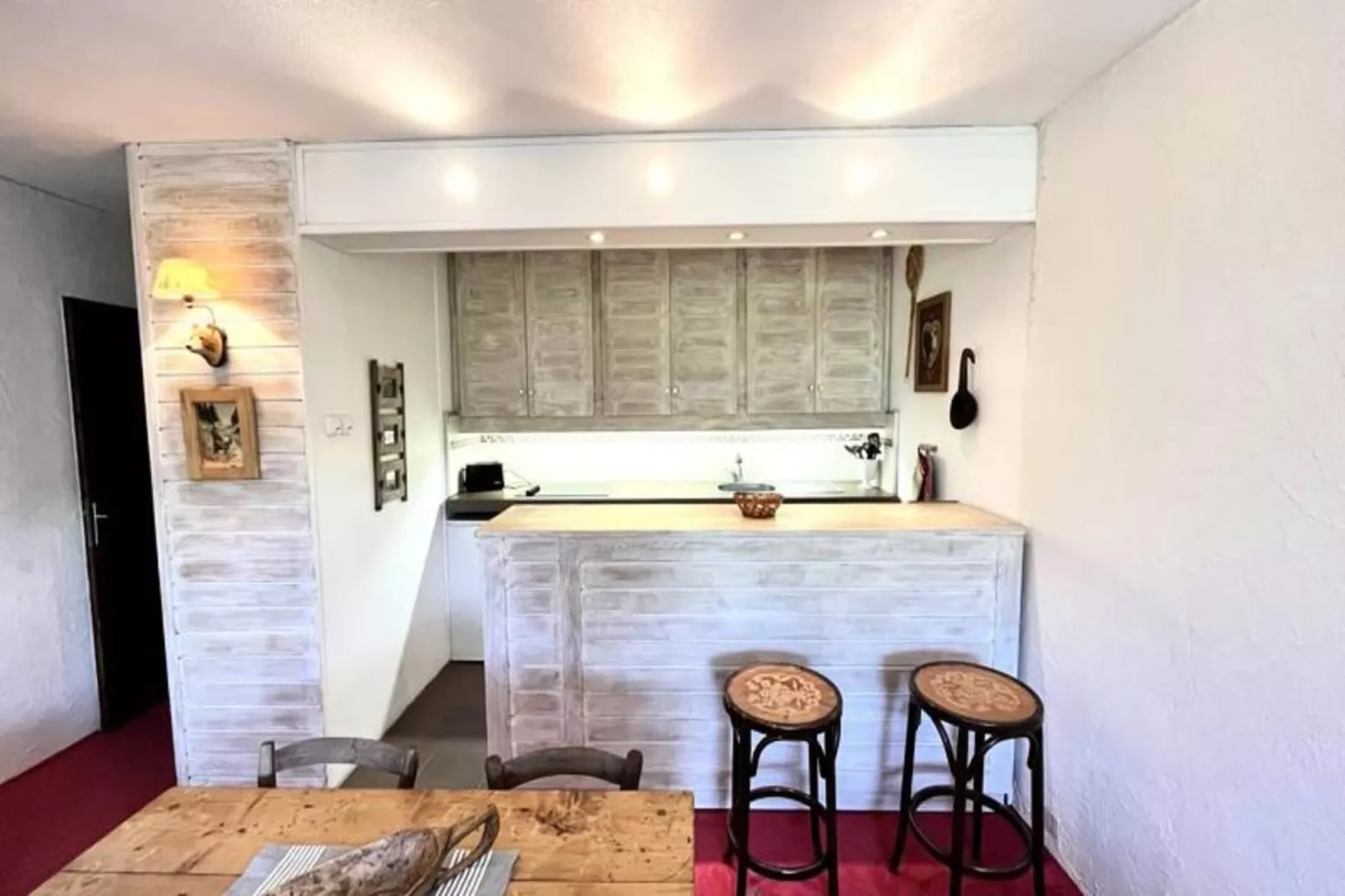 Nid Douillet Au Pied Des Pistes Avec Jardin-Keuken