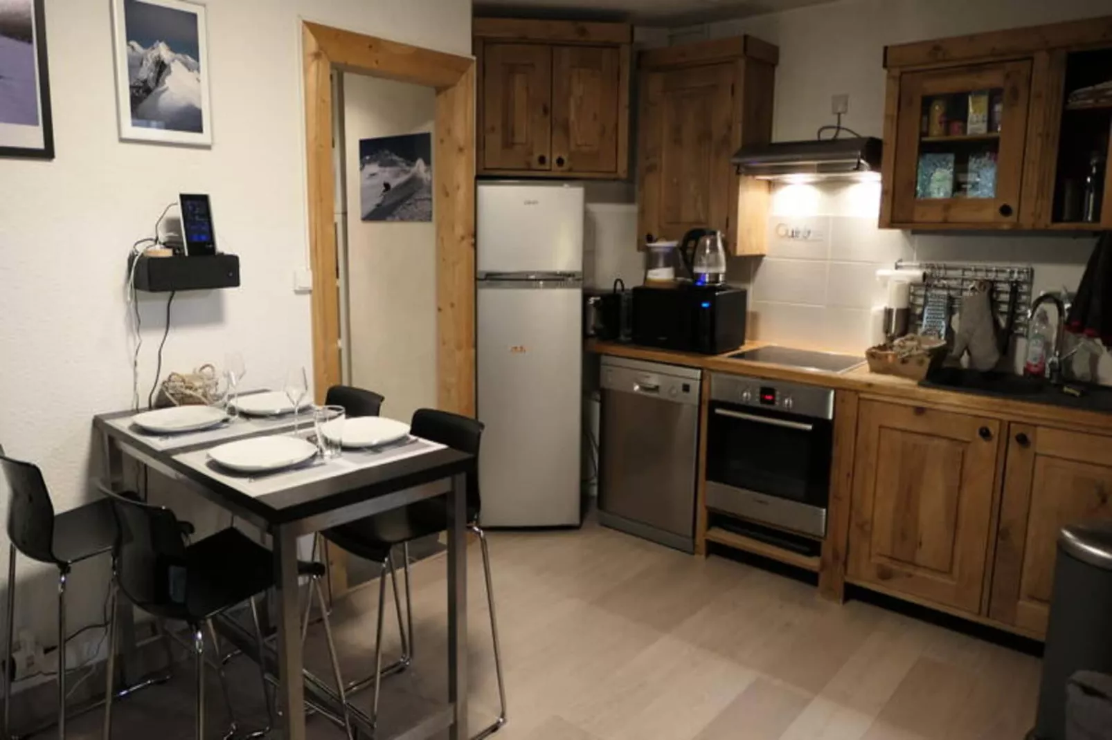 Les Chalet Du Soleil-Keuken