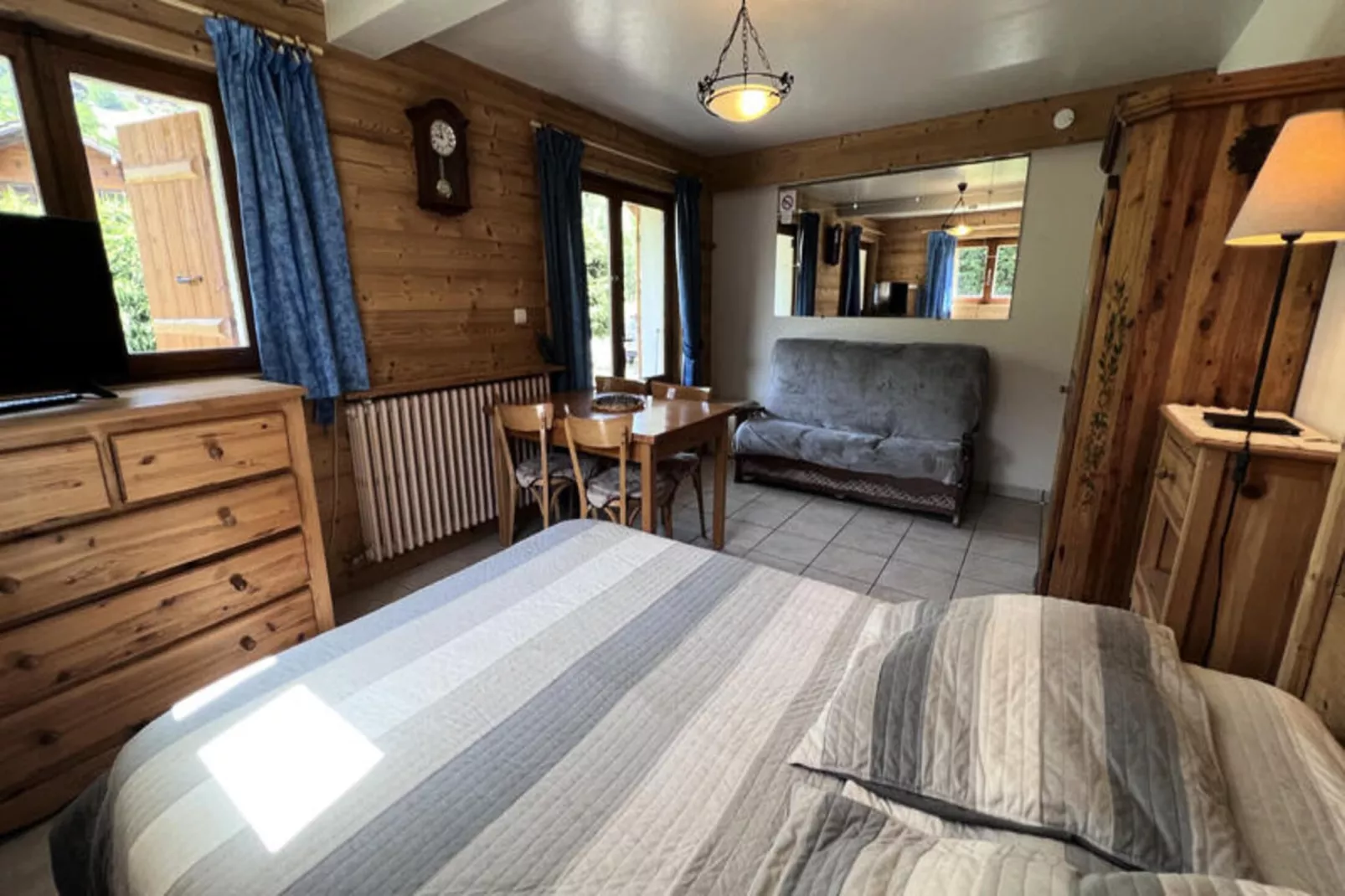 Studio à La Clusaz-Slaapkamer