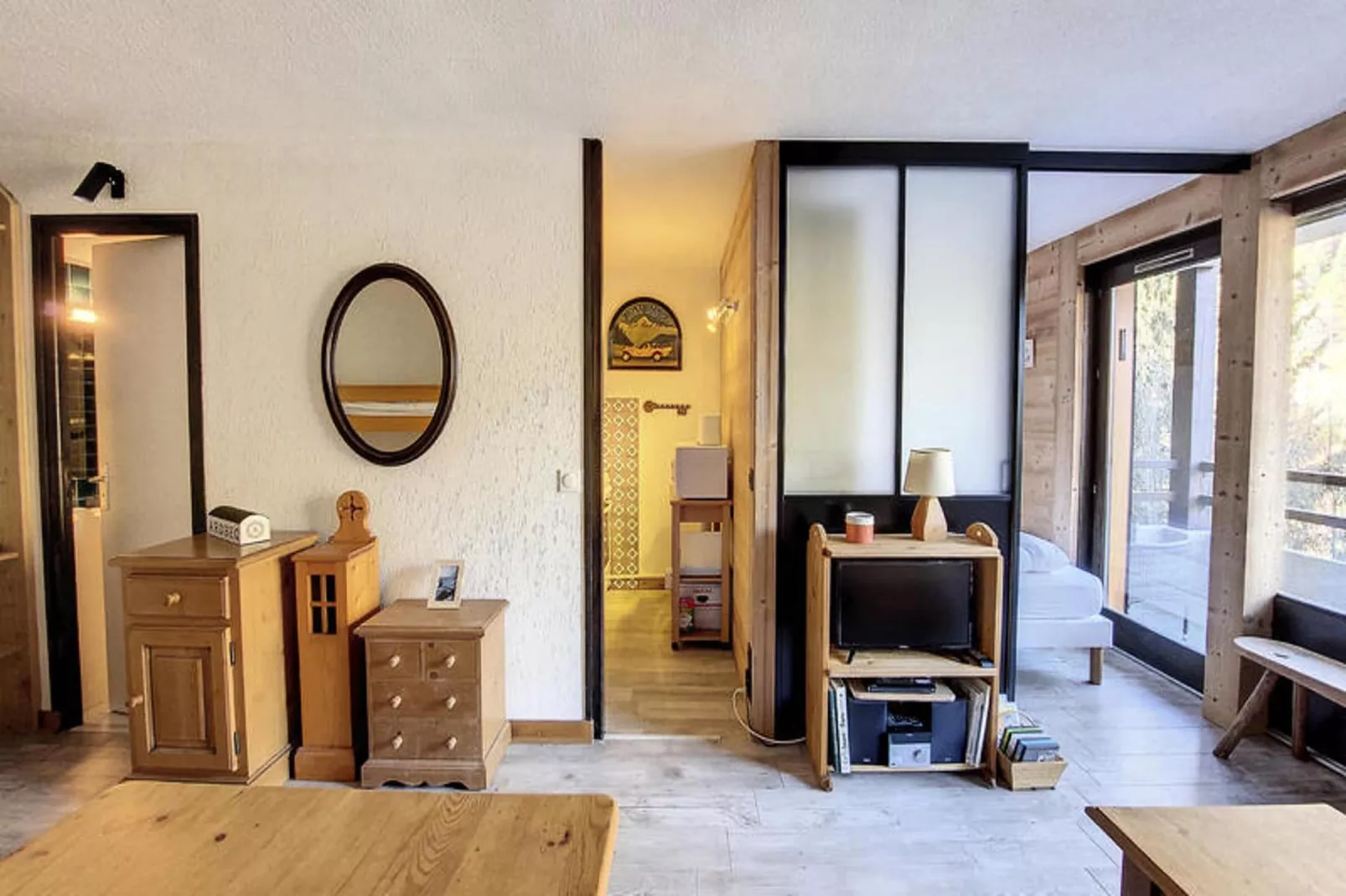 Appartements à Saint Jean d'Aulps-Woonkamer