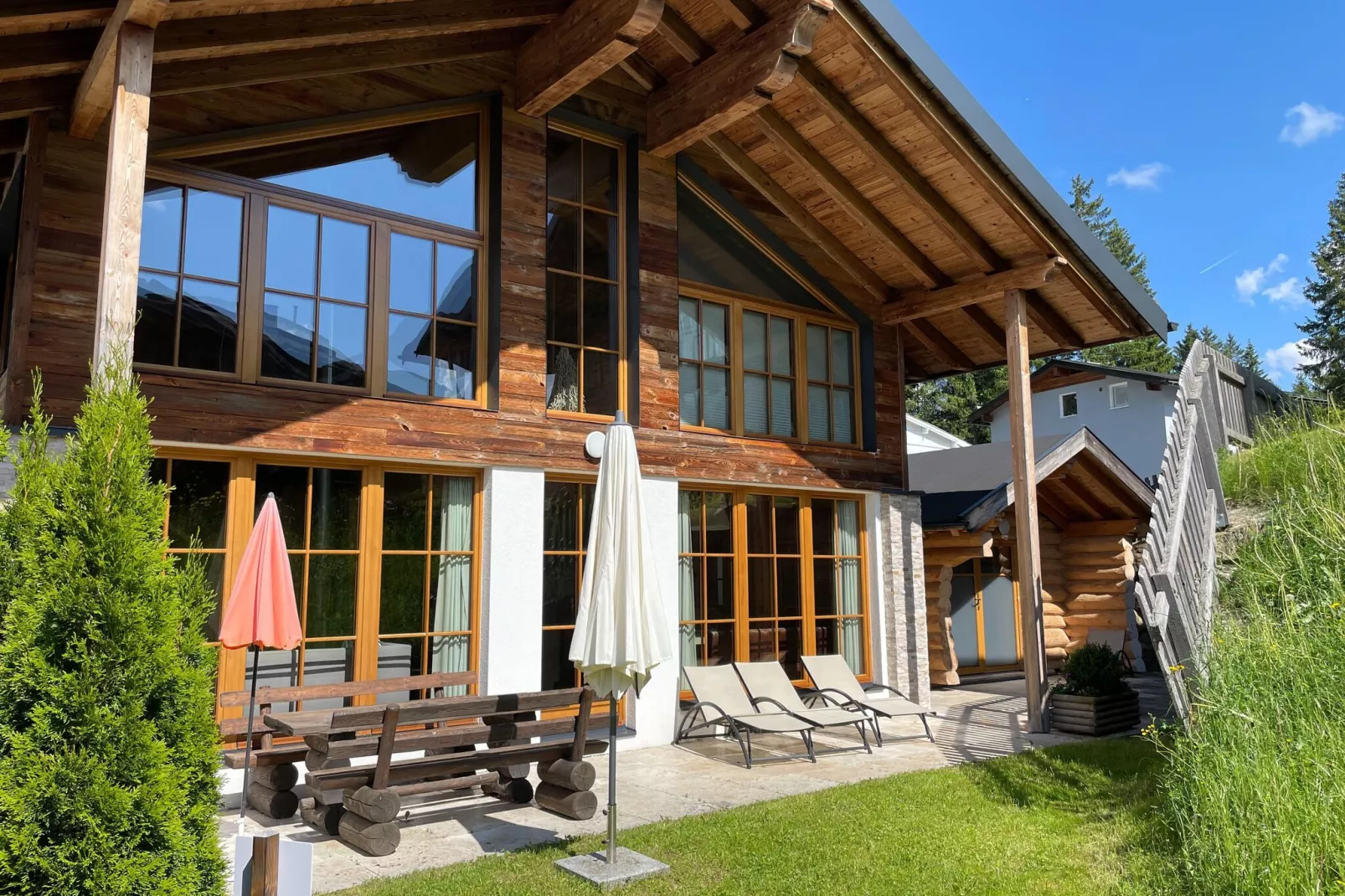 Chalets Im Weidach, Leutasch-6 Personen-Buitenkant zomer