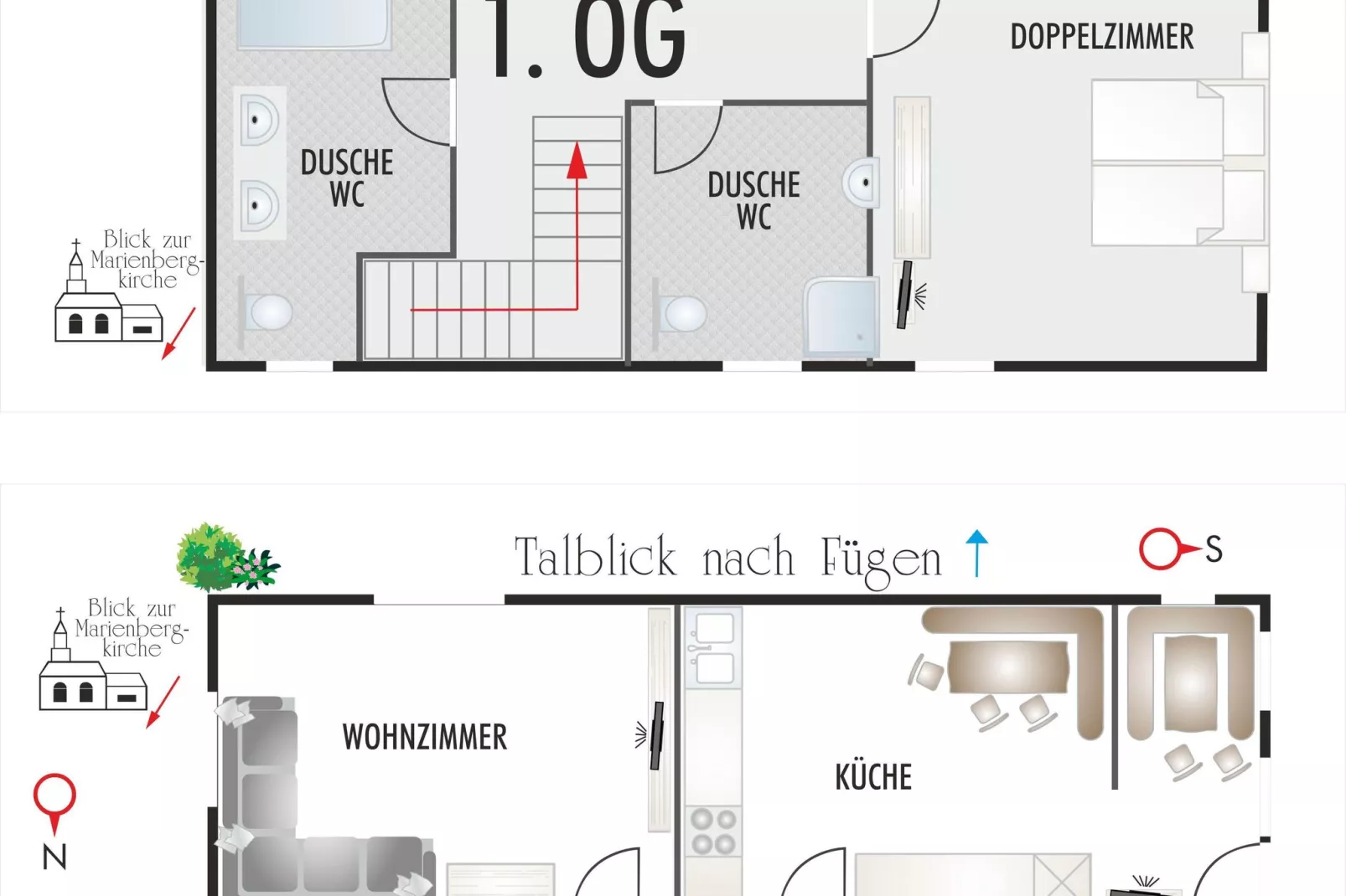 Ferienhaus Marienbergl - 6 Personen-Sfeer