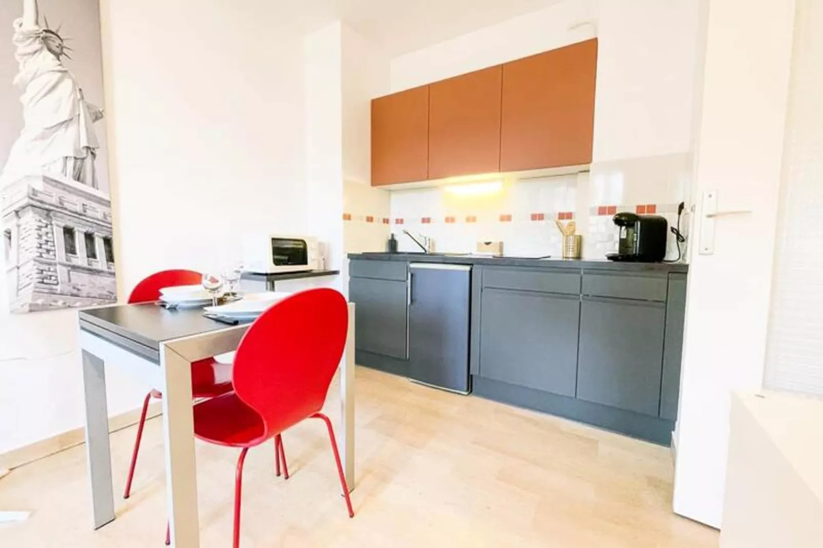 La Pause Grenobloise  - Studio - Balcon-Eetkamer