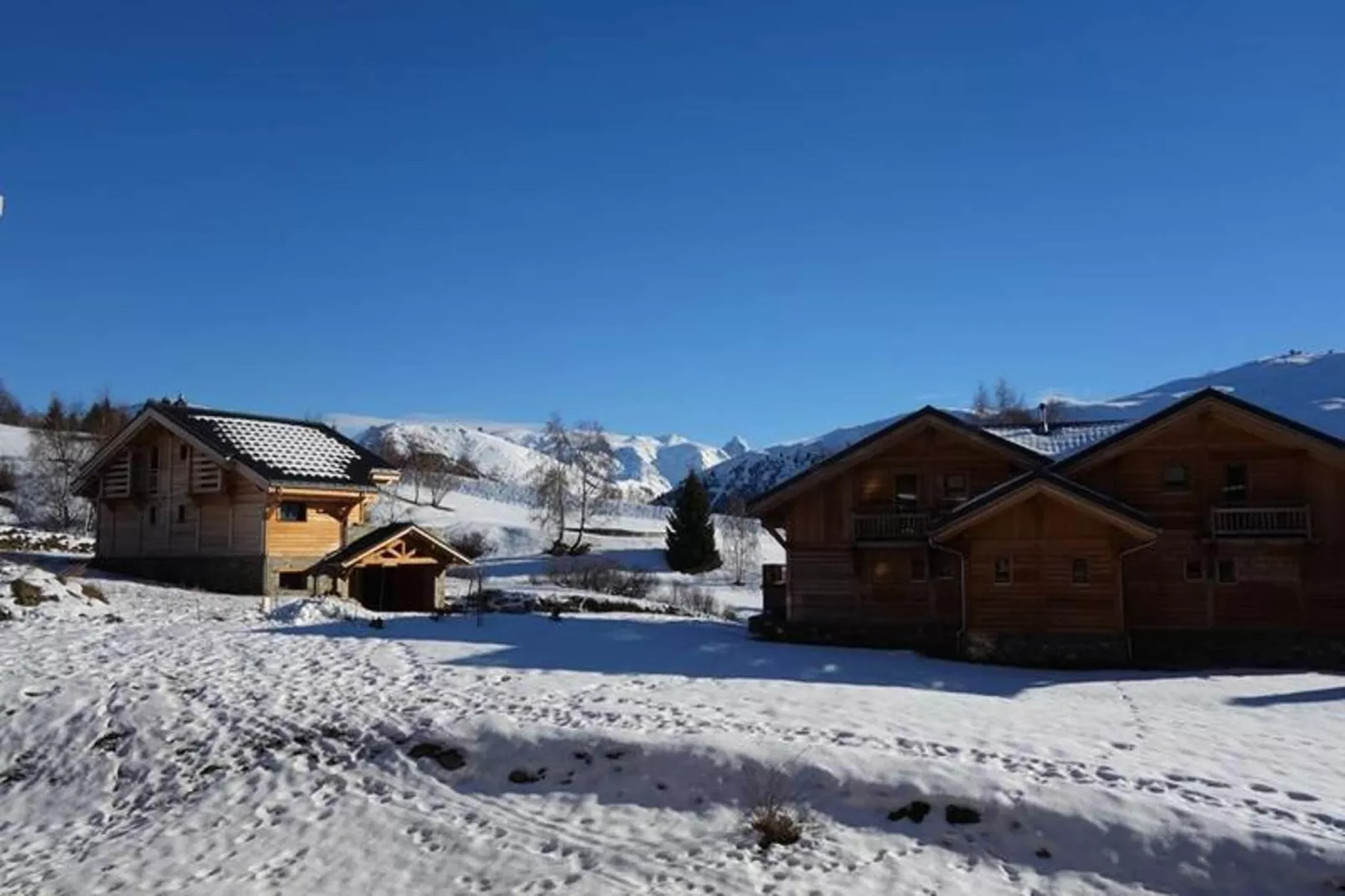 Résidence Maeva Les Melezes-Gebied winter 1km