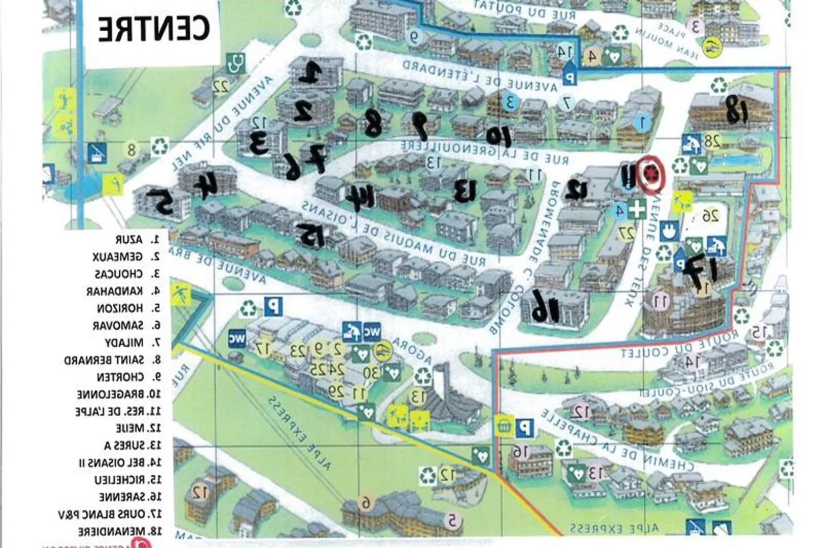 Résidence Res.de L'alpe - Tuinen zomer