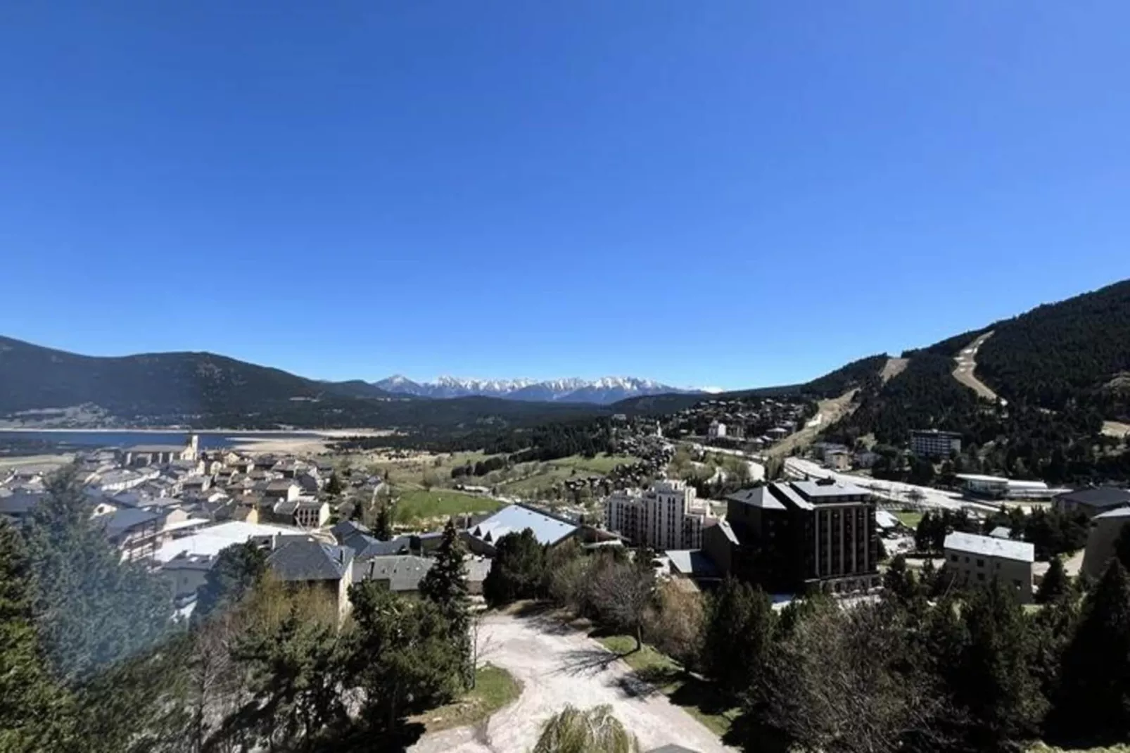 Résidence Le Soleil Blanc-Uitzicht winter