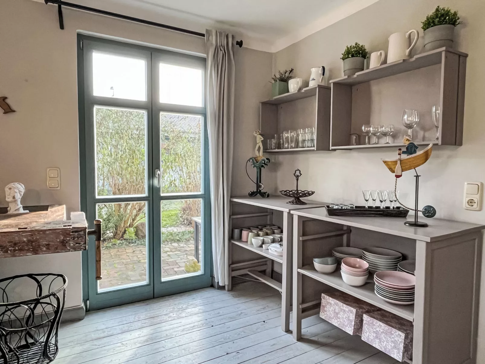 Reetgedecktes Ferienhaus Seelchen-Binnen