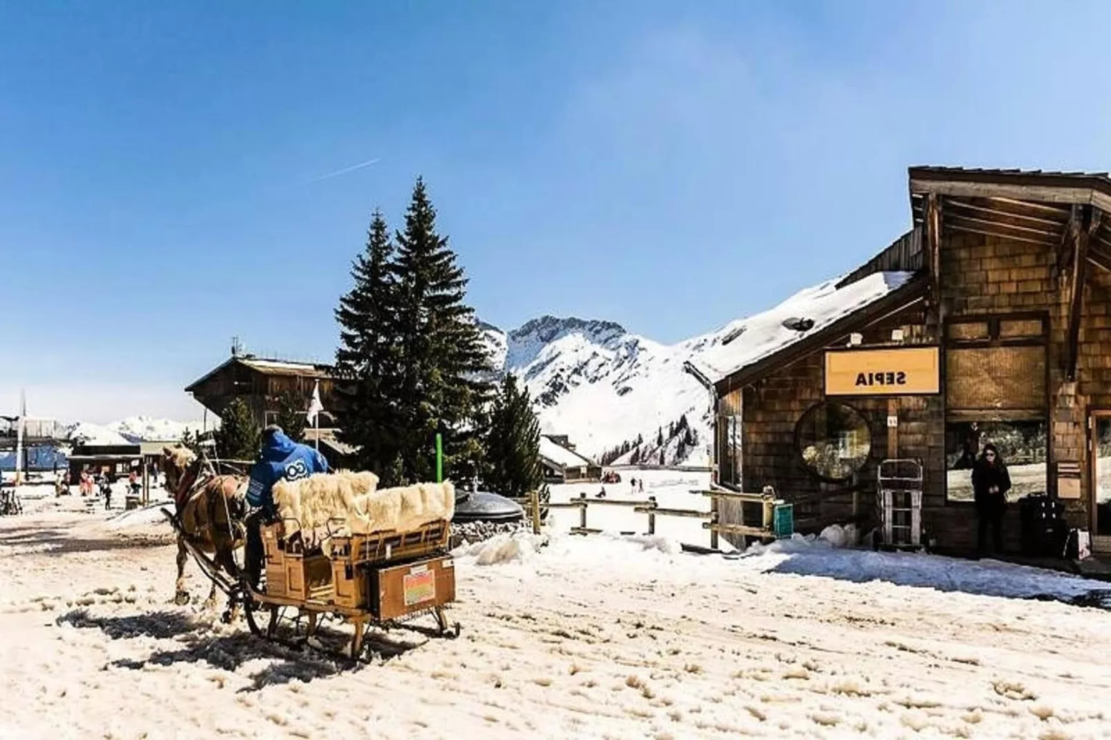 Résidence Sépia-Woonkamer