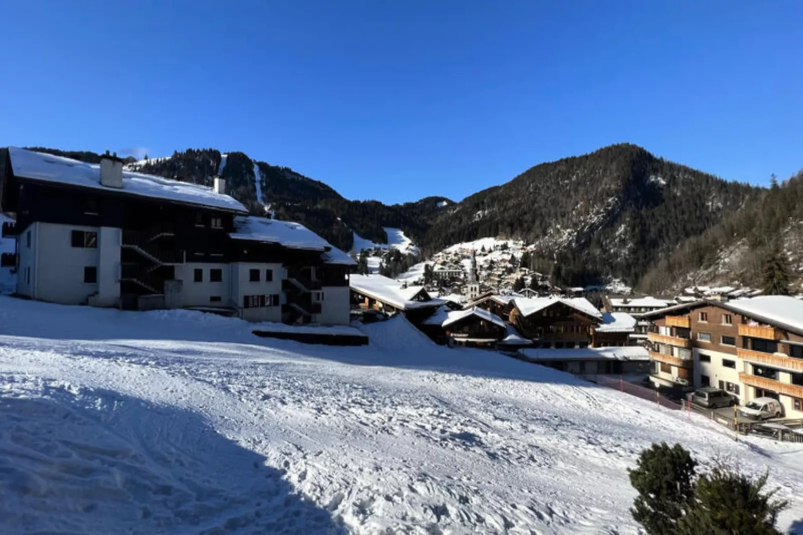 Studio à La Clusaz-Gebied winter 1km