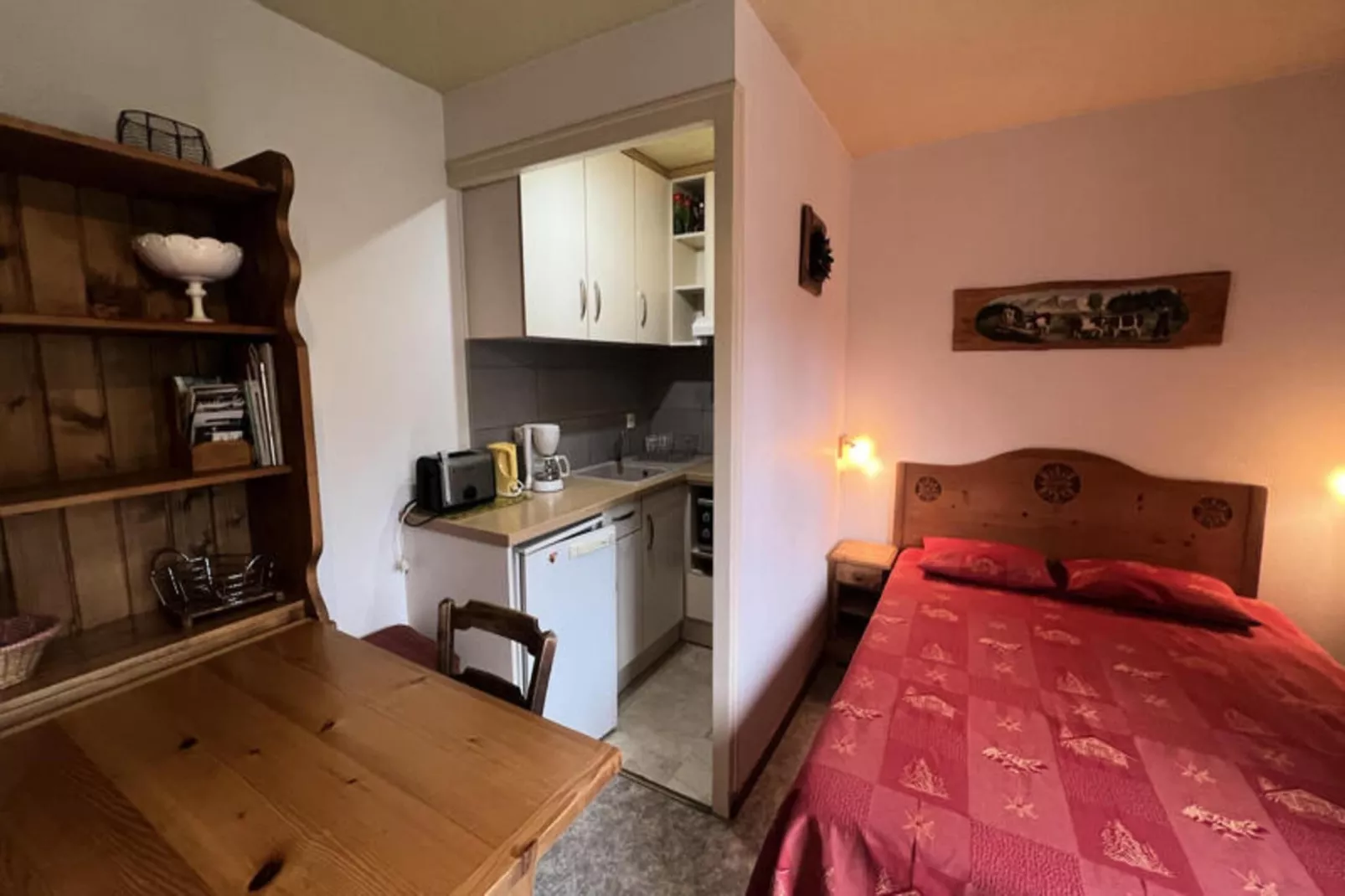 Studio à La Clusaz-Slaapkamer