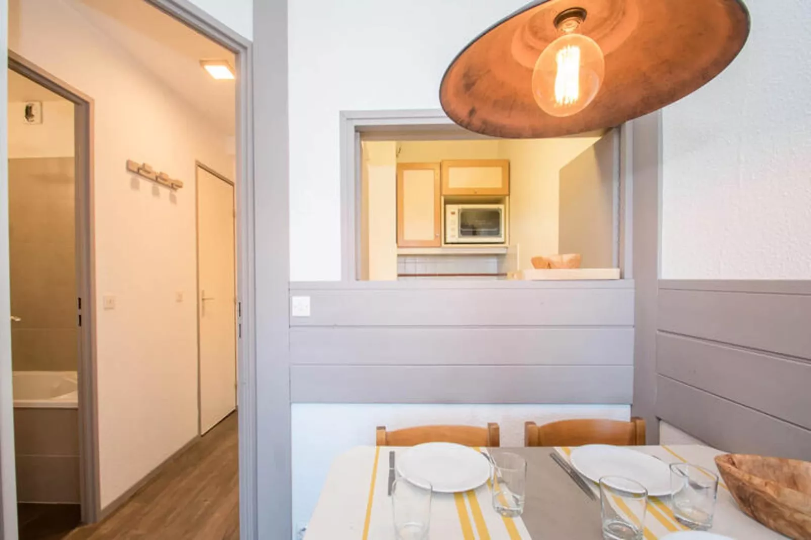 Résidence Chamois Blanc-Eetkamer