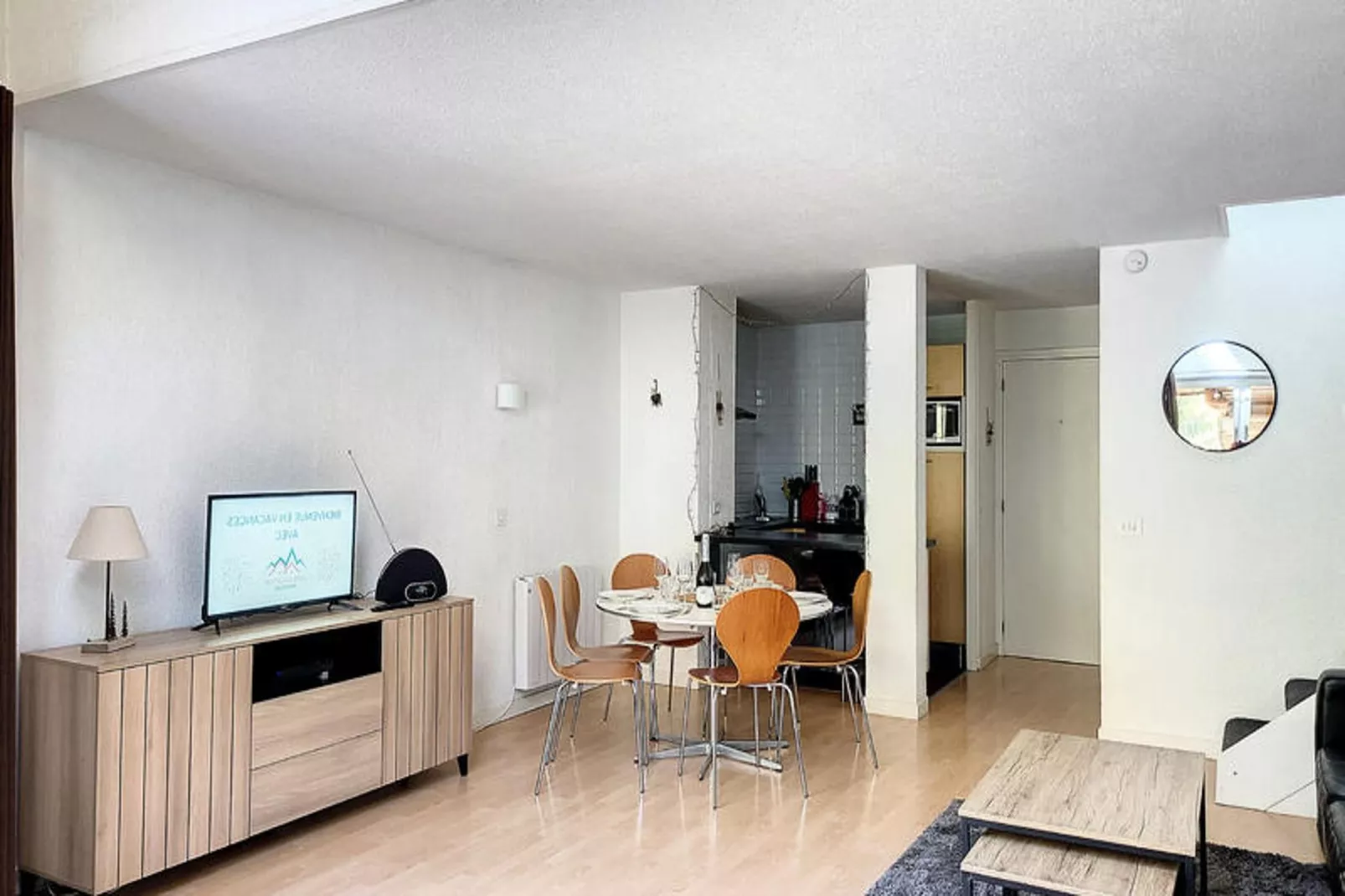 Appartements à Saint Jean d'Aulps-Woonkamer