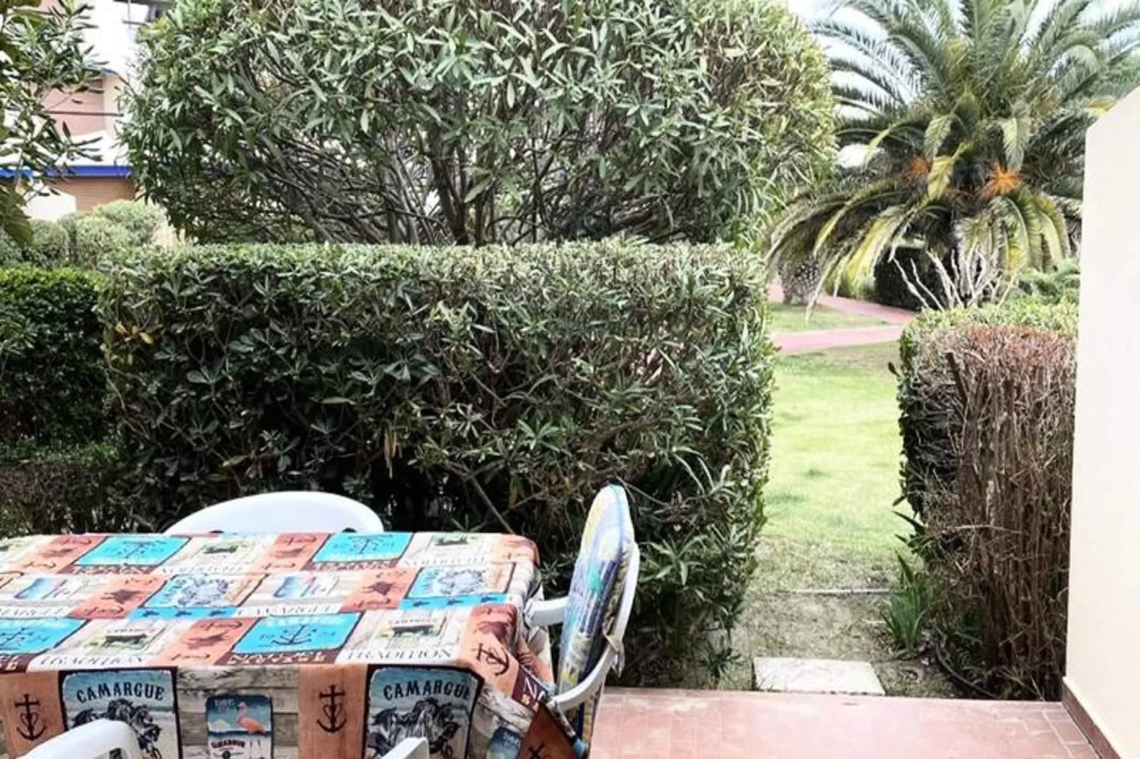 Résidence "escale Port"-Tuinen zomer