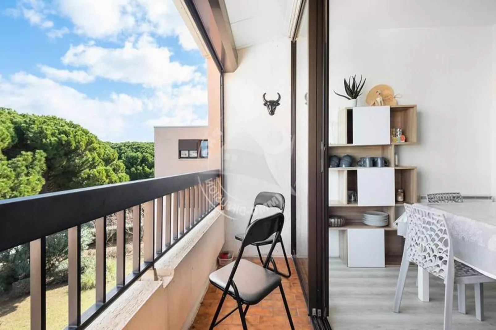 Résidence Le Triangle De La Baronnie-Terrasbalkon