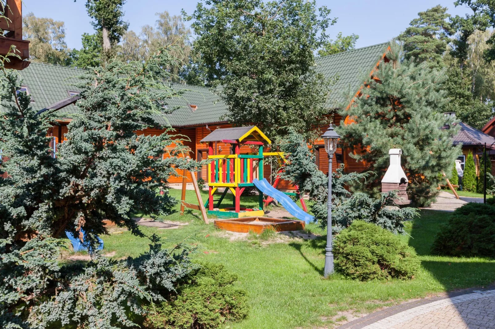 Holiday complex, Pobierowo-Doppelhaus 4 i 5-Tuinen zomer