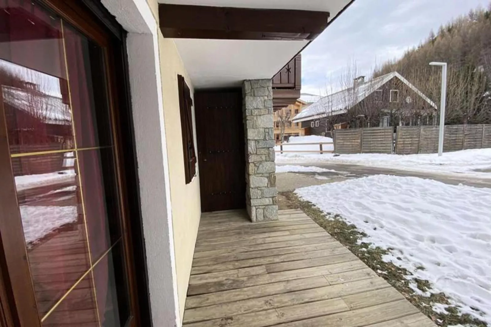 Chalets D Or-Uitzicht winter