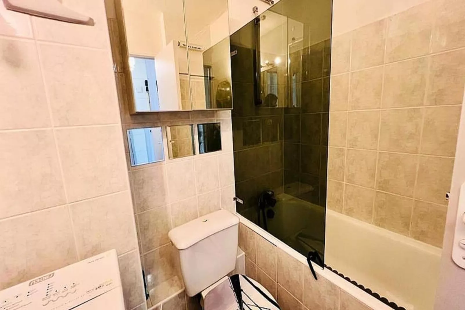 Résidence Dunes-Badkamer