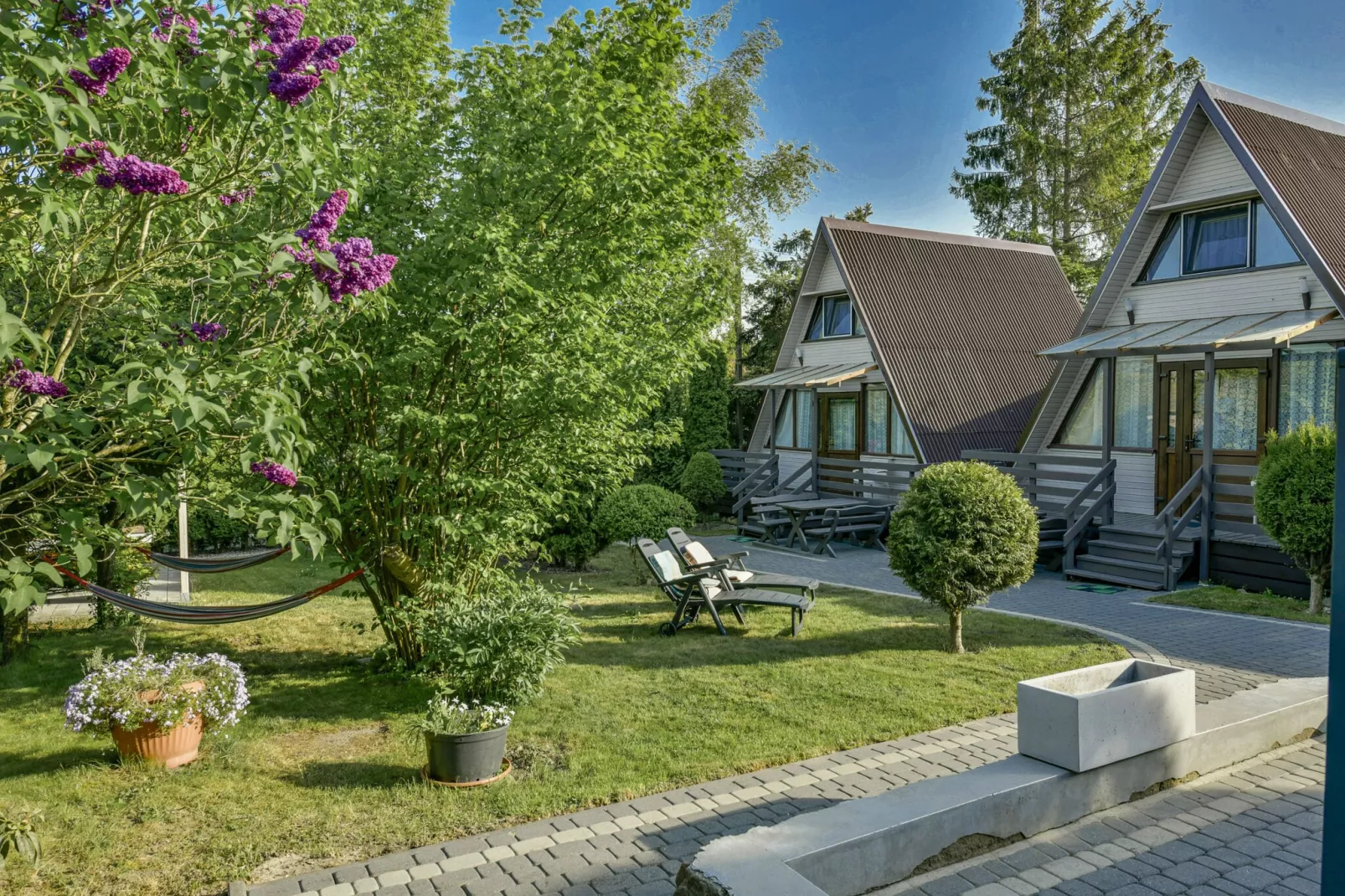 Piętrowe domki wakacyjne Kołobrzeg-Buitenkant zomer