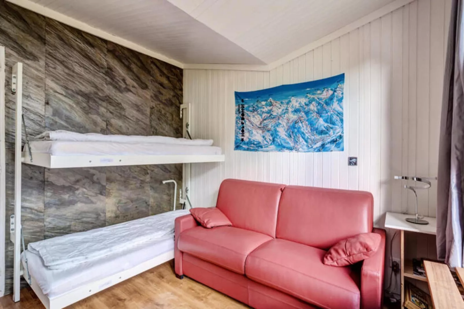 Appartement à Tignes avec accès direct aux pistes-Woonkamer
