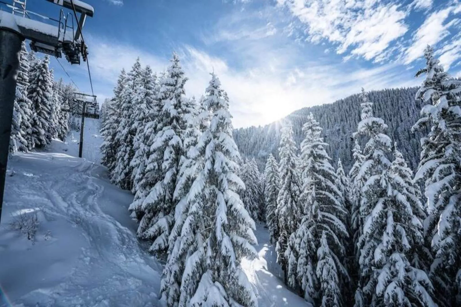 Résidence Bouquetins A-Buitenkant zomer