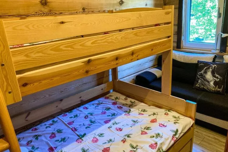 Kaktus Holiday resort sypialnia z łóżkiem piętrowym Osieki-Slaapkamer