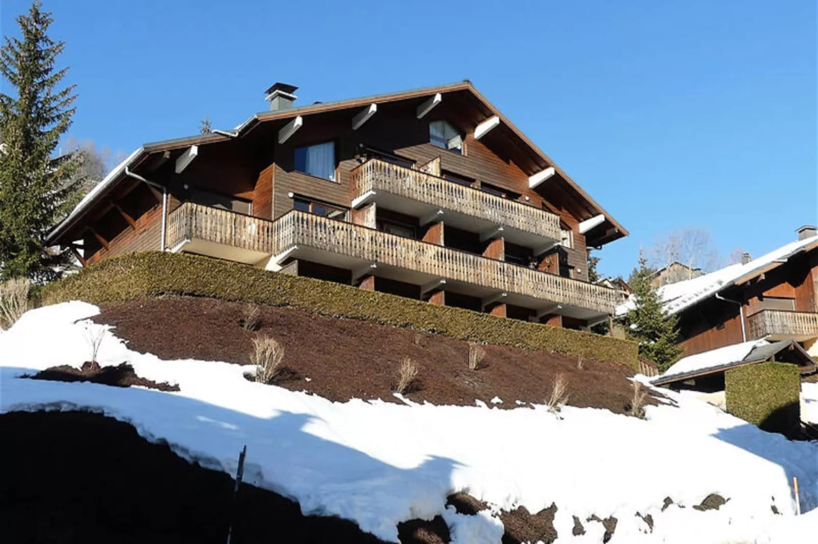 Appartements à La Clusaz-Uitzicht winter