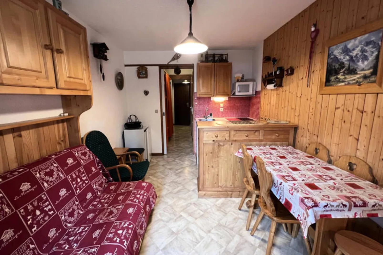 Studio à La Clusaz-Eetkamer