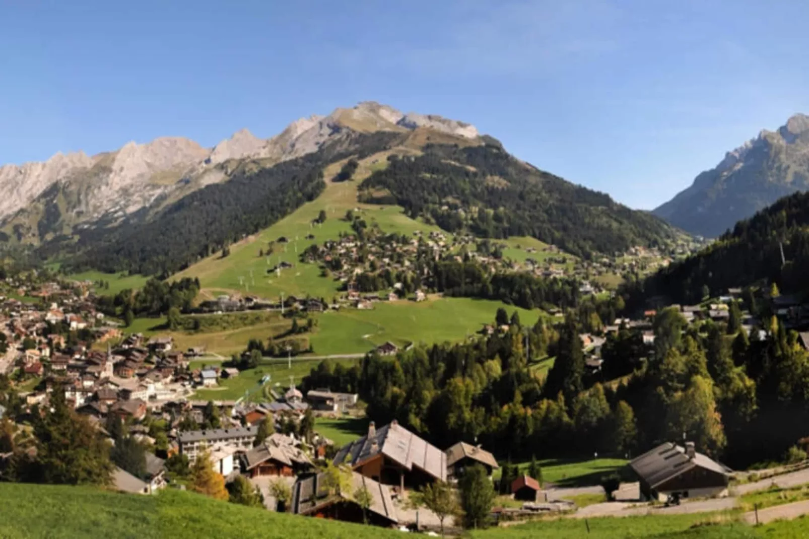 Appartements à La Clusaz-Uitzicht zomer