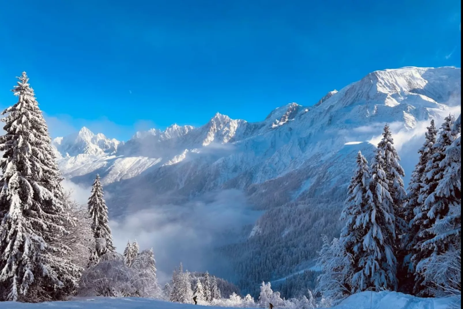 Chalets Alpages-Gebied winter 5km