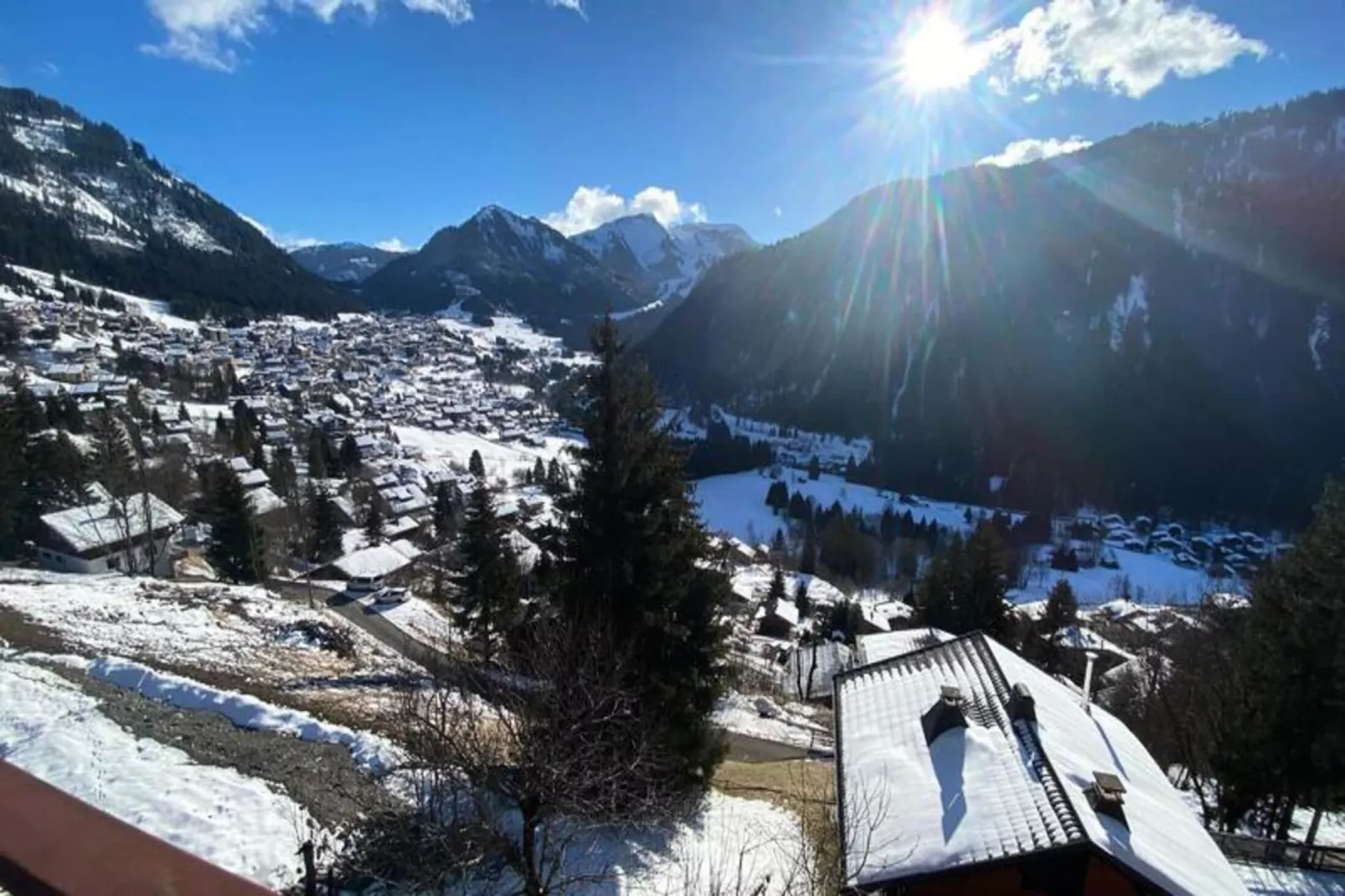 Chalets De Barbessine-Uitzicht zomer