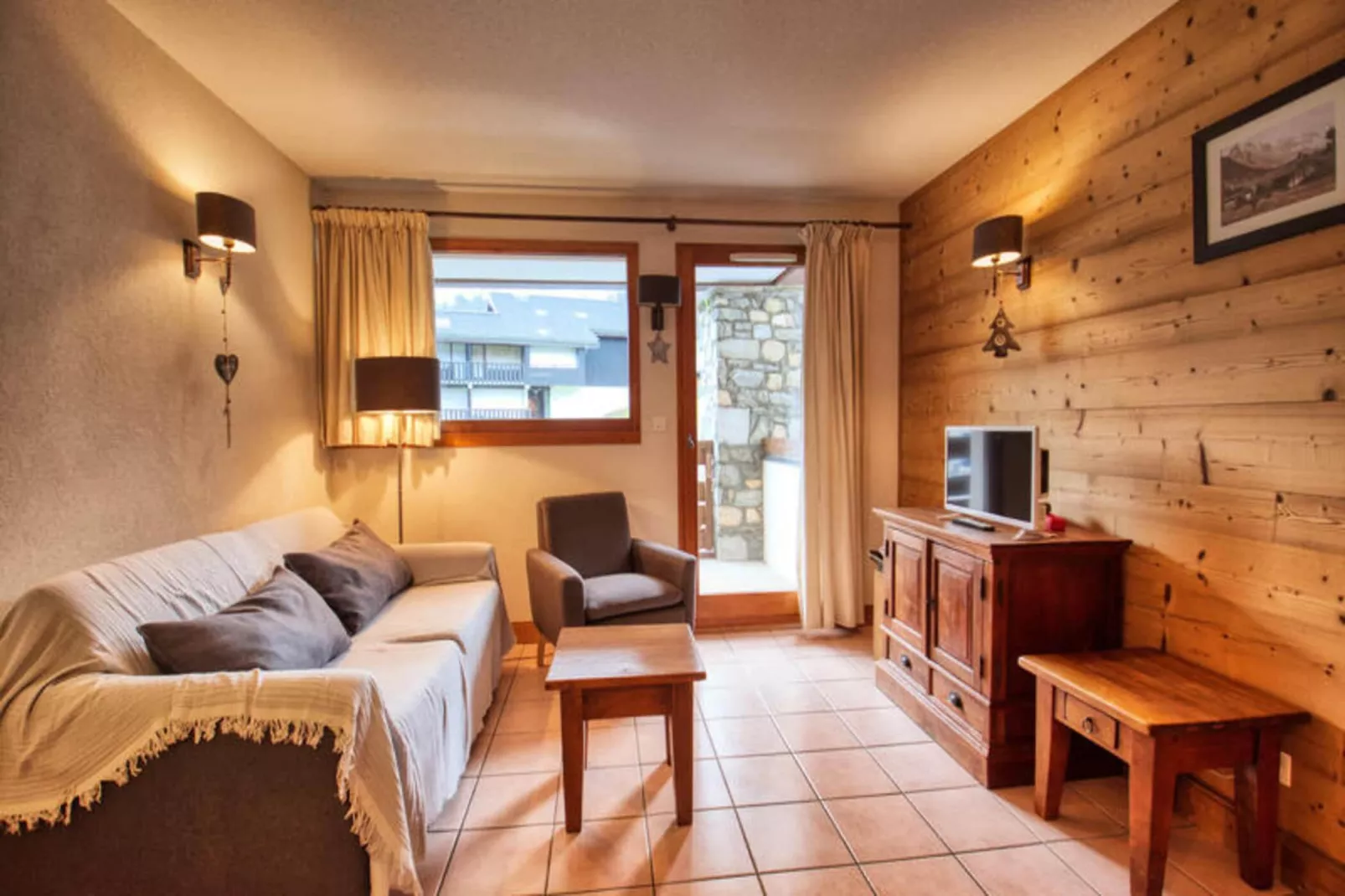 Résidence Jardin Alpin Bat A-Gebied winter 5km