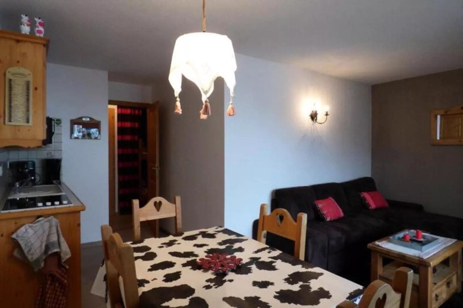 Résidence Pistes Du Soleil B-Woonkamer