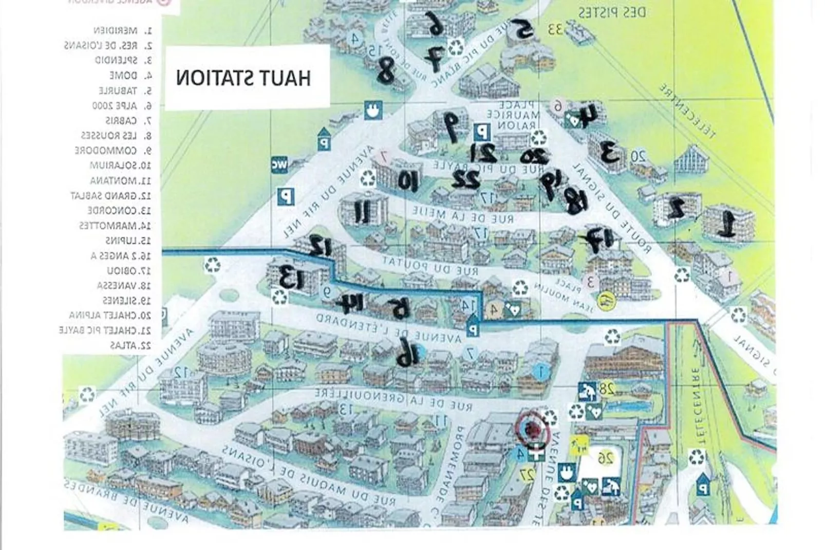 Résidence Taburle-Gebied winter 5km