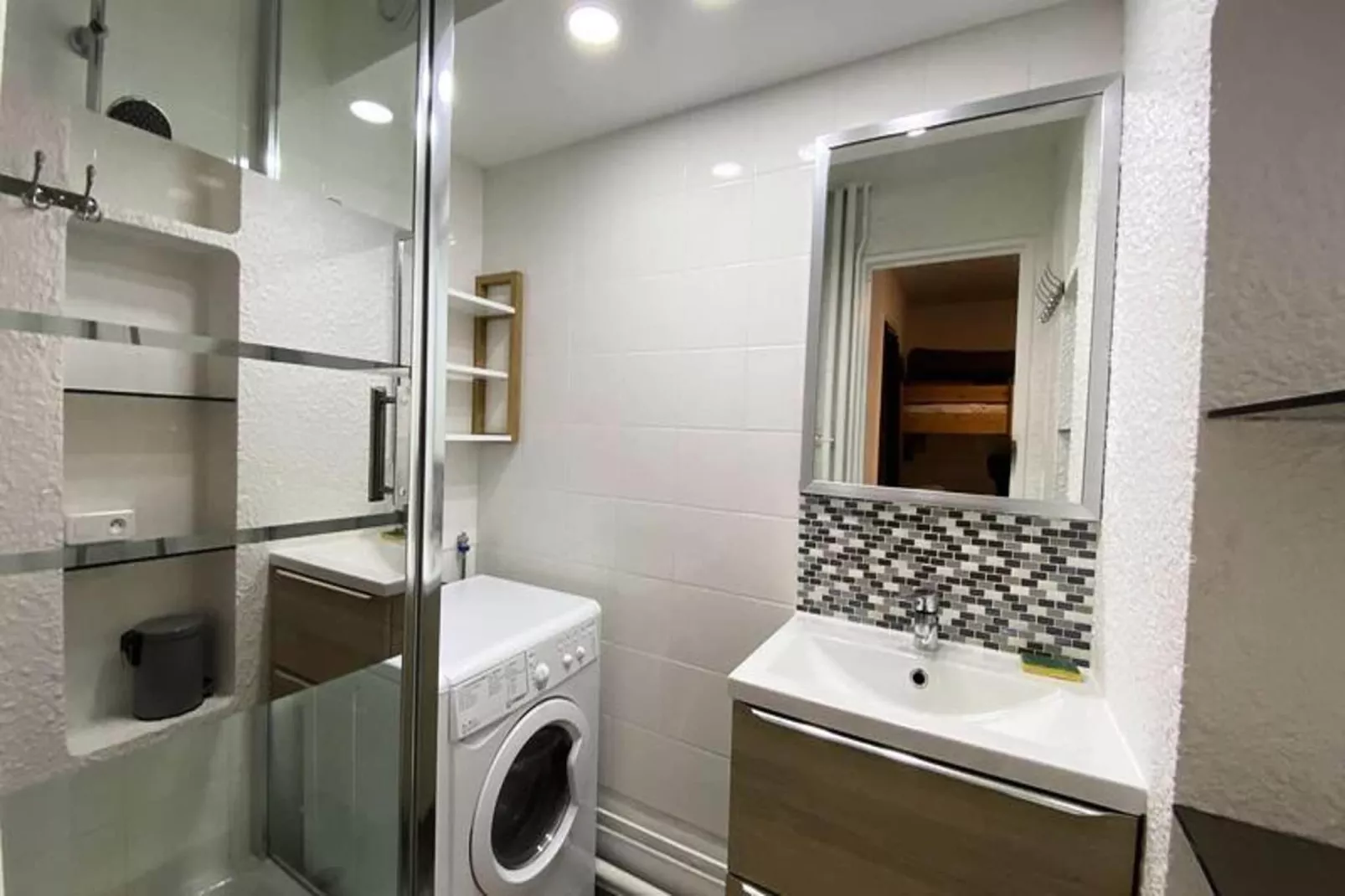 Résidence Vallee Blanche-Badkamer