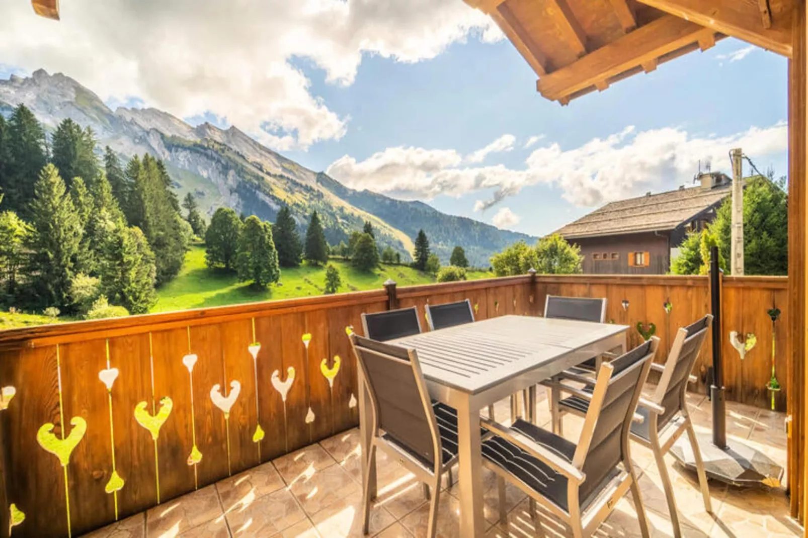 Résidence Les Balcons A-Terrasbalkon