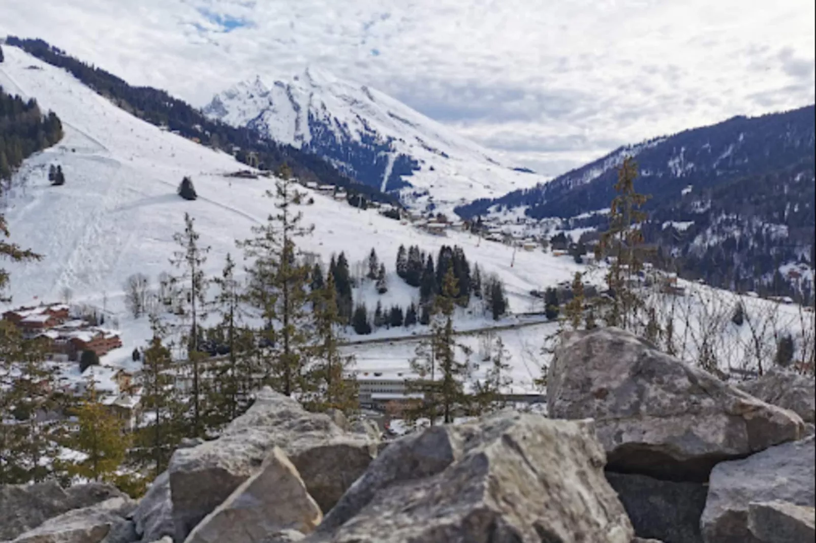 Résidence Les Cimes*****-Gebied winter 5km