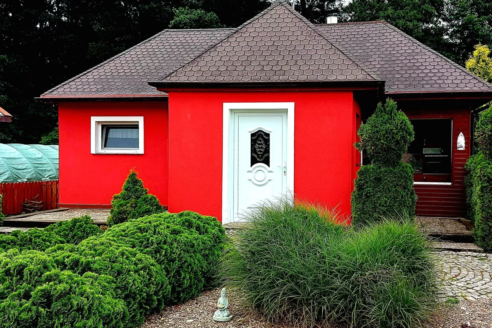 Holiday home Nowe Warpno Chick-Buitenkant zomer