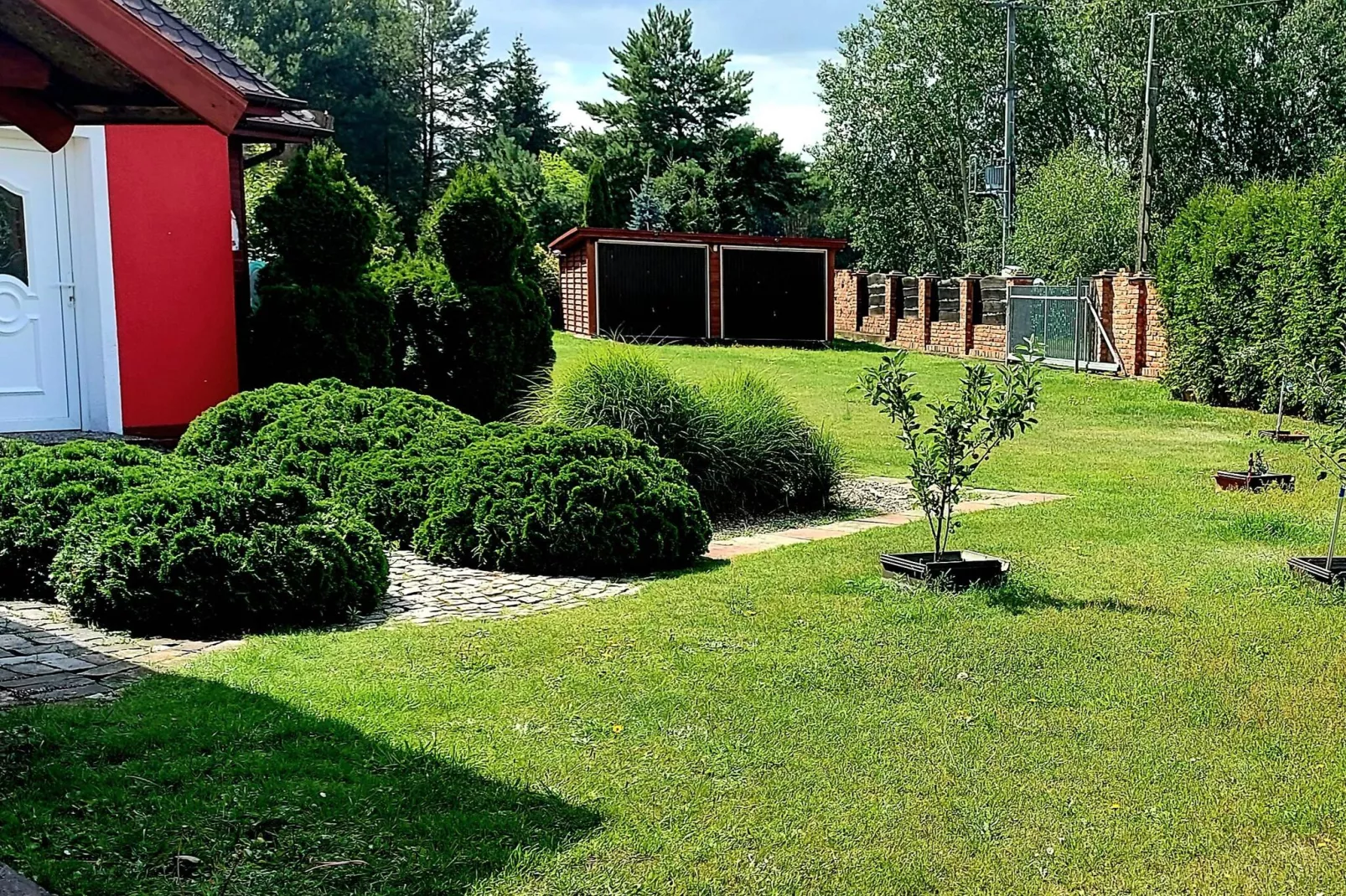 Holiday home Nowe Warpno Chick-Tuinen zomer