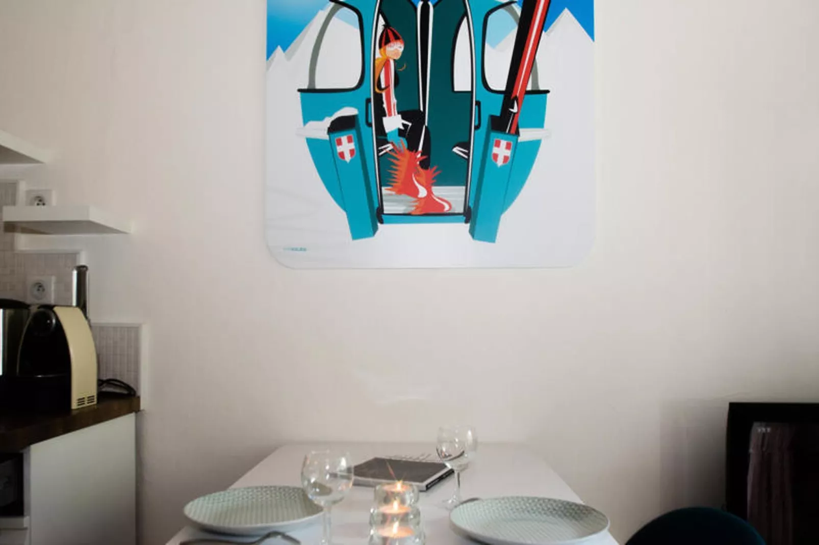 Résidence Les Deux Chamois-Eetkamer